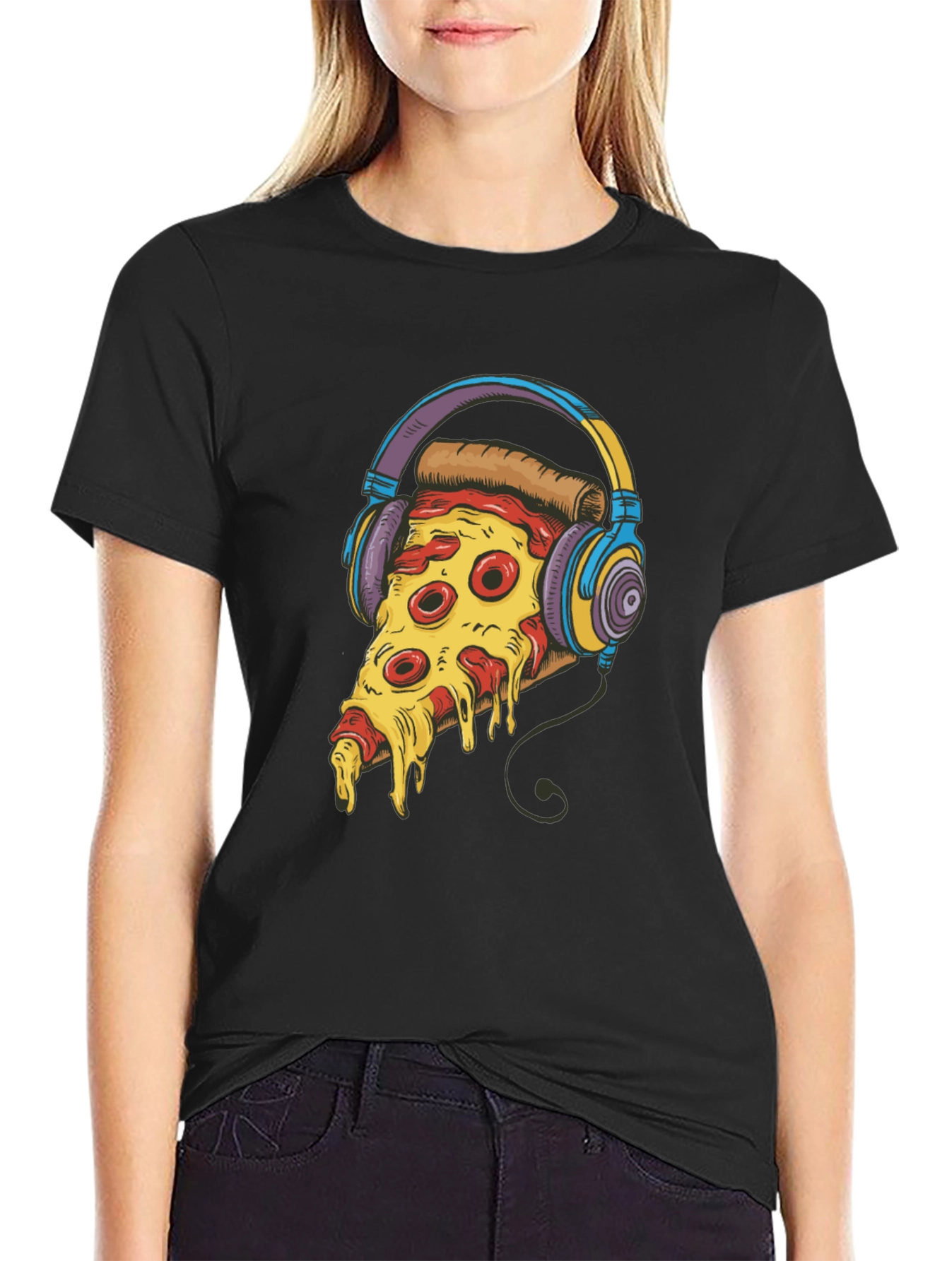 Pizza Slice Graphic T-Shirt - Foodie Fashion