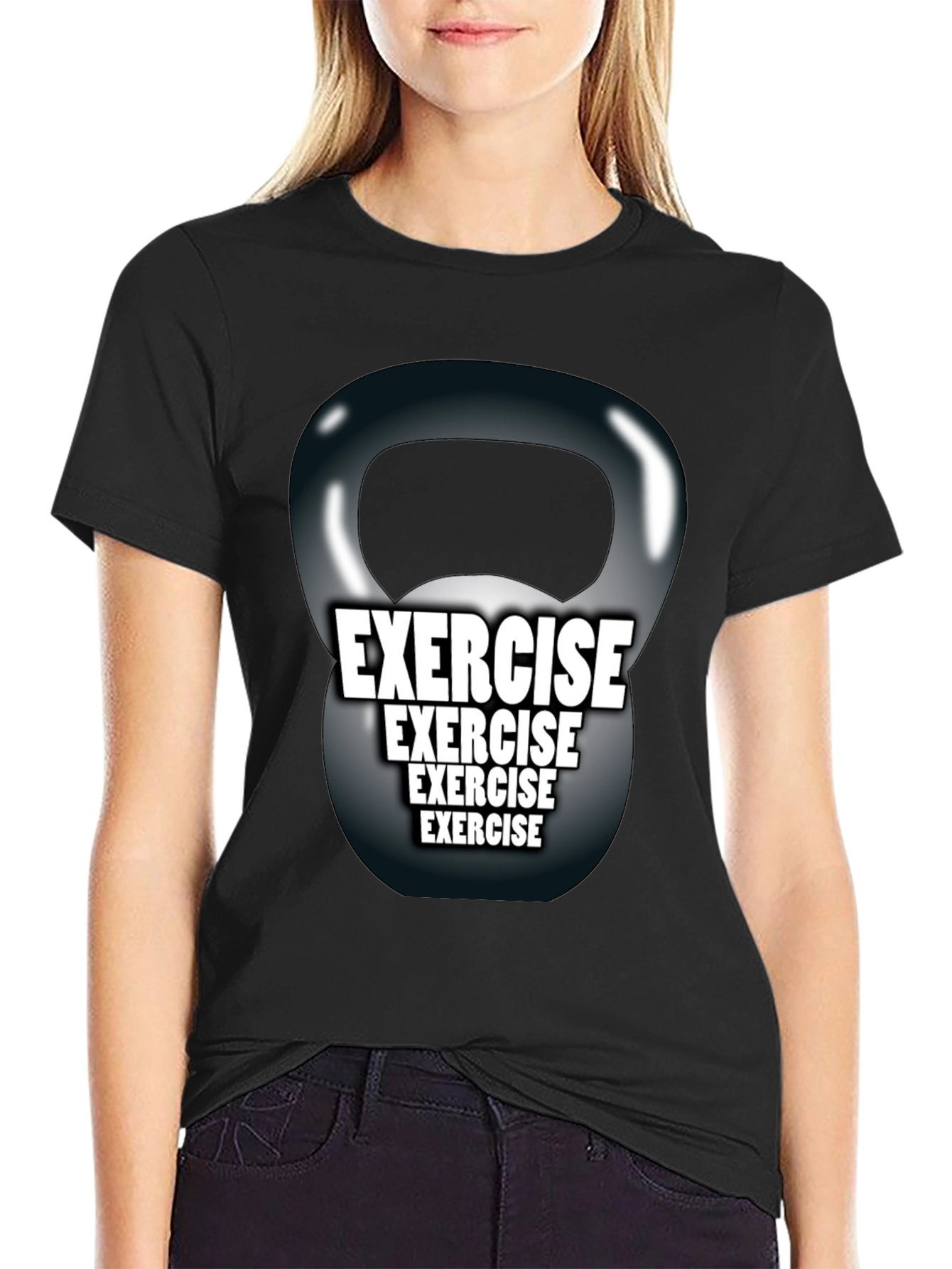 Exercise Kettlebell Graphic Tee