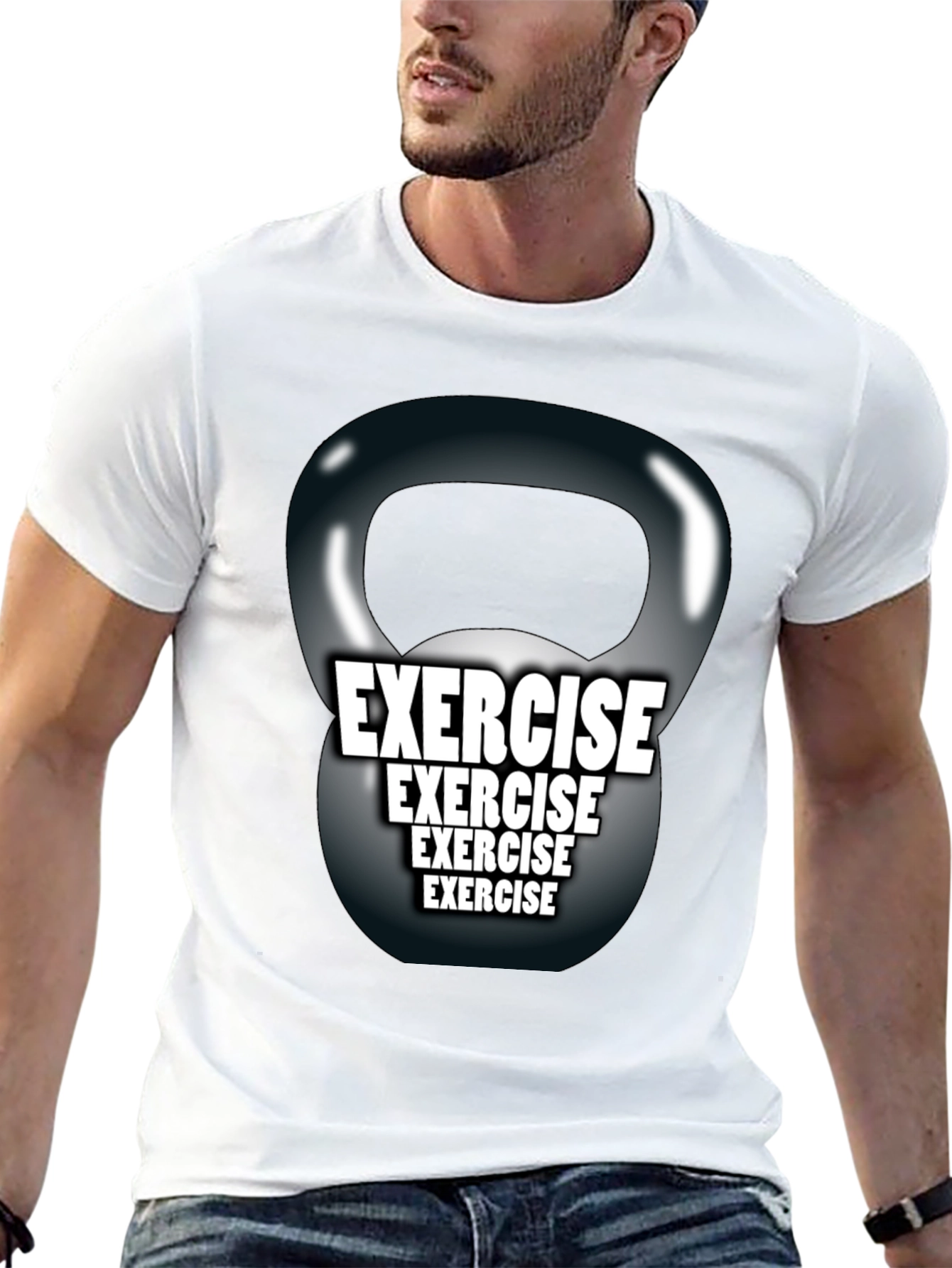 Exercise Kettlebell Graphic Tee