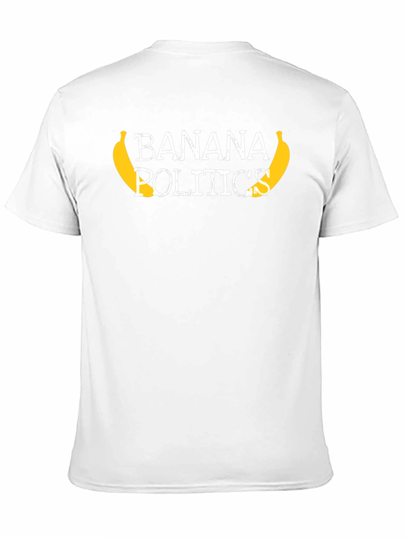 Banana Politics Graphic Tee - Unisex Black T-Shirt