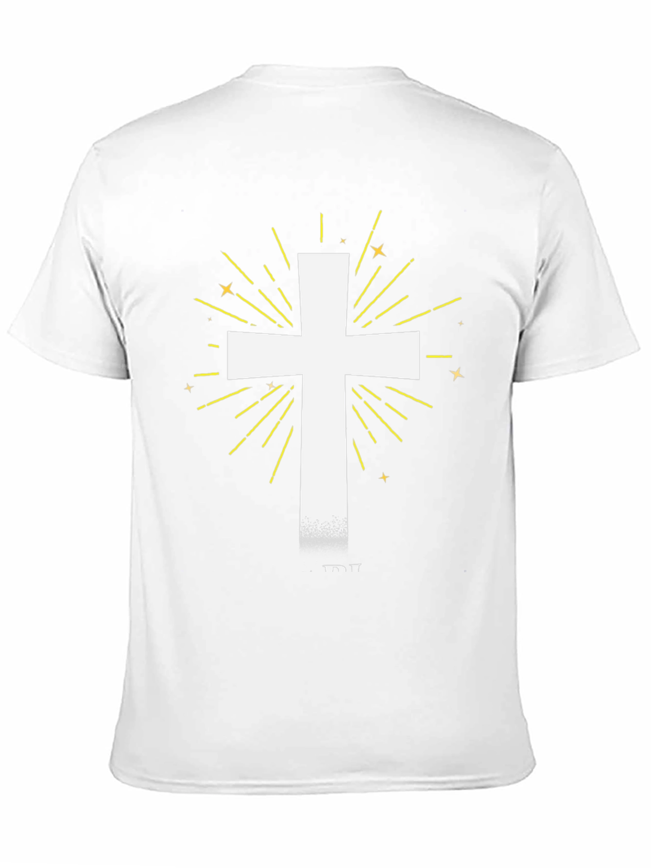 Radiant Cross Graphic Tee - Black