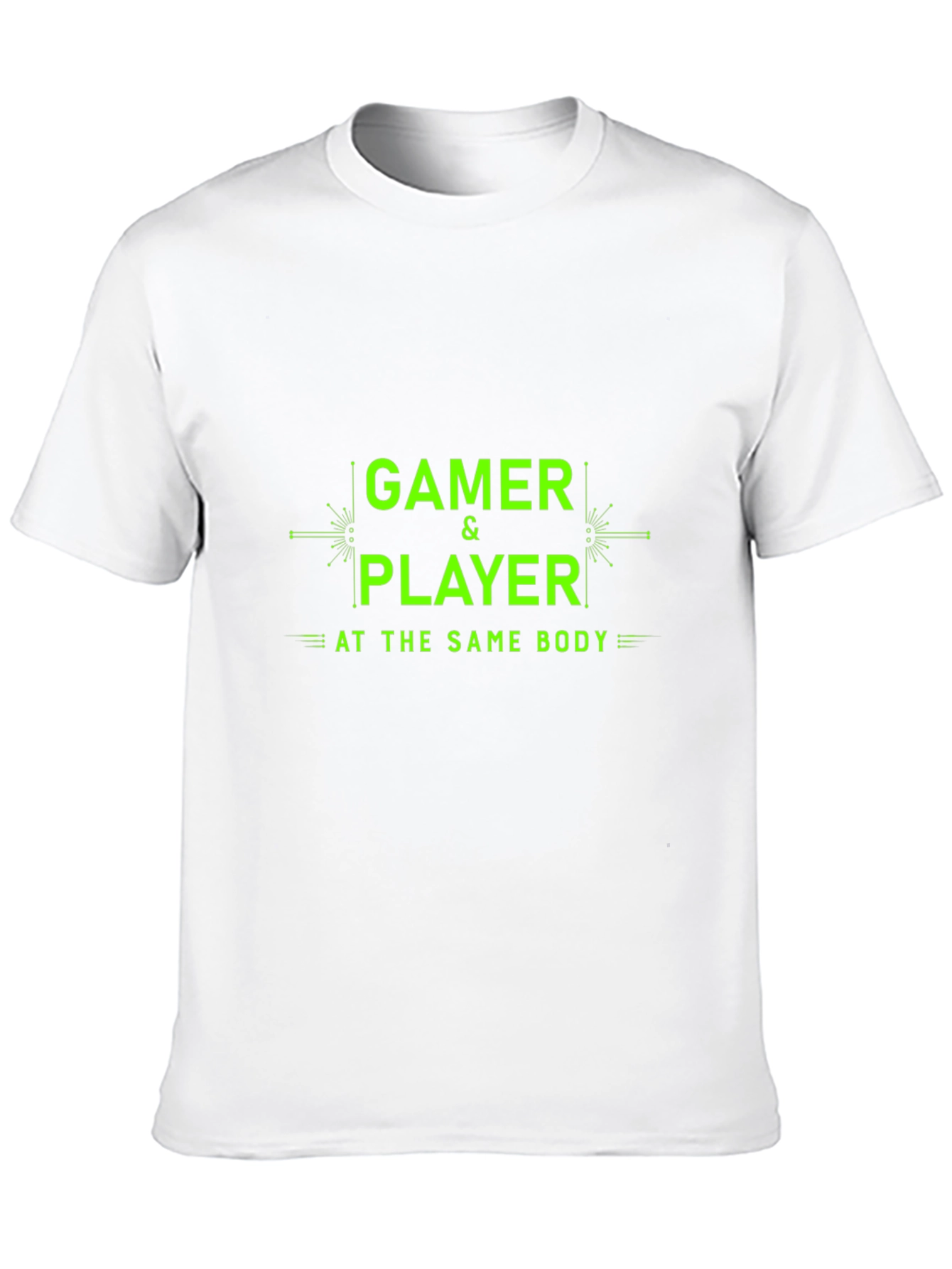 Gamer & Player T-Shirt - Black Cotton Tee