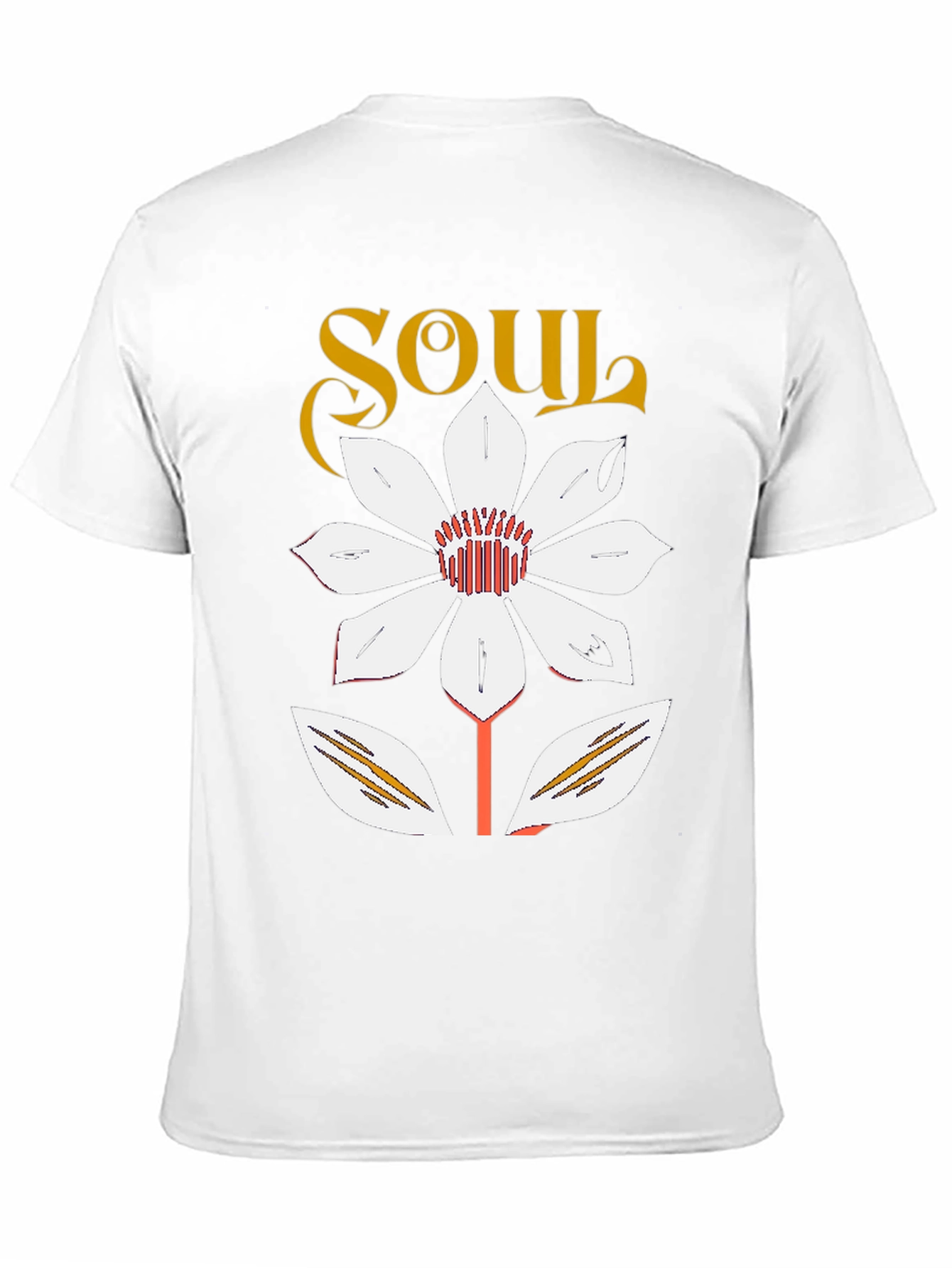 Soul Flower Graphic Tee - Trendy Casual Black T-Shirt