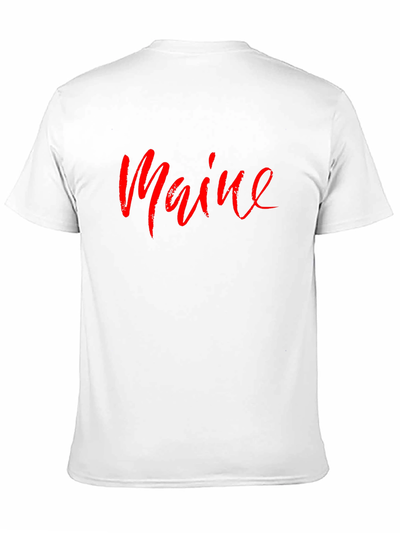 Maine Script T-Shirt - Stylish State Pride Tee