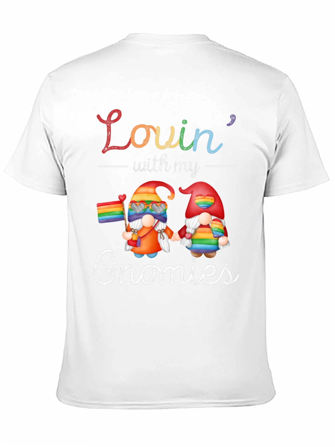 Lovin With My Gnomies Pride T-Shirt