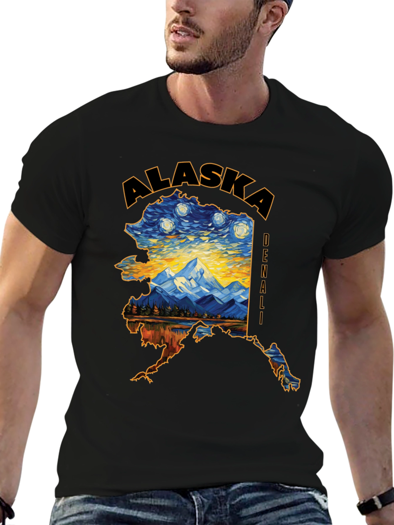 Alaska Denali Graphic Tee - State Pride T-Shirt