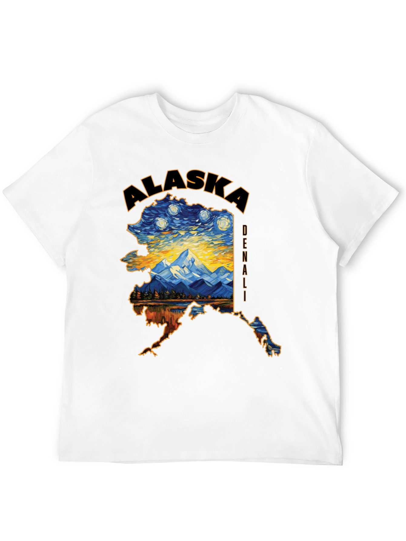 Alaska Denali Graphic Tee - State Pride T-Shirt