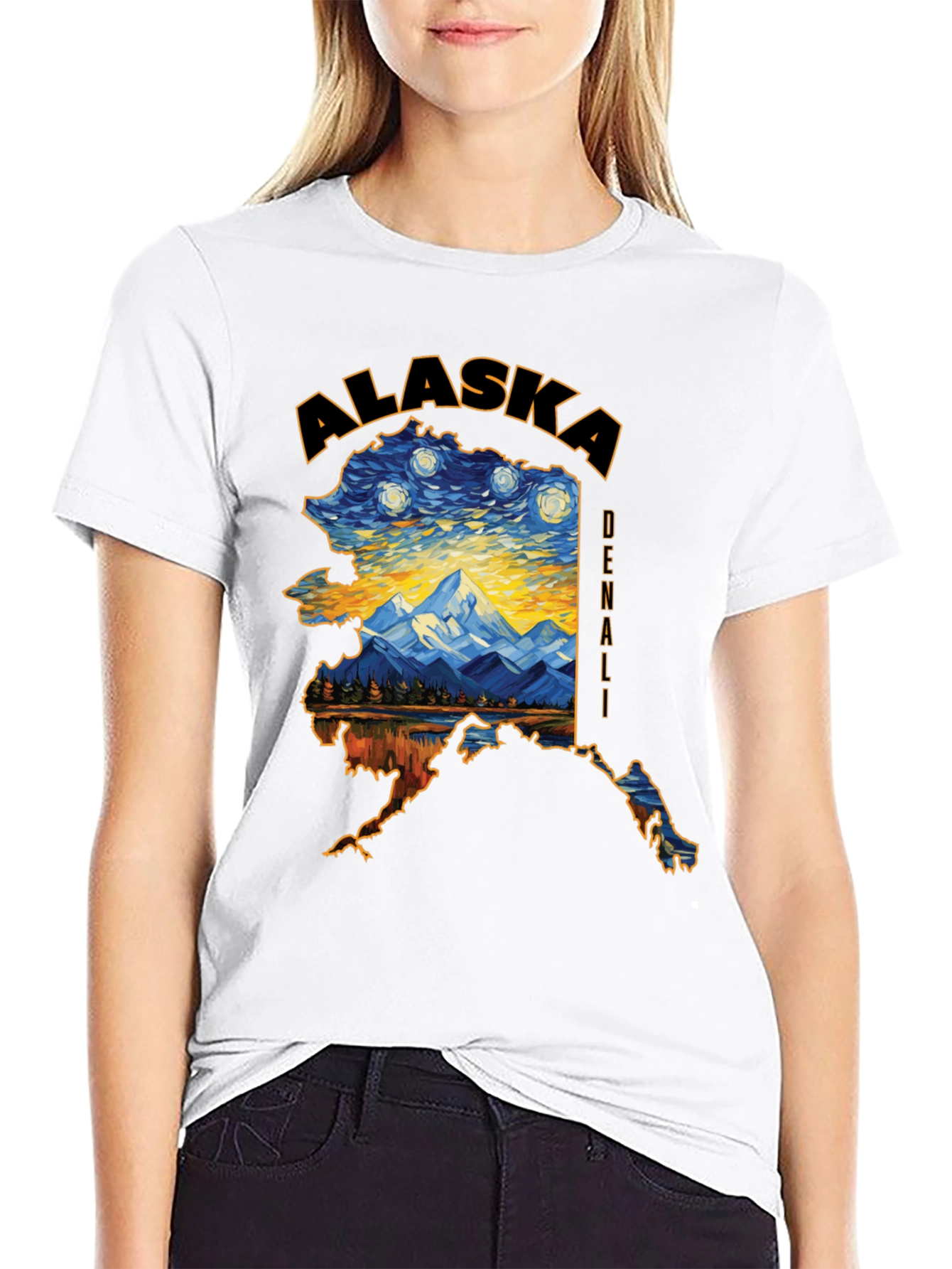 Alaska Denali Graphic Tee - State Pride T-Shirt