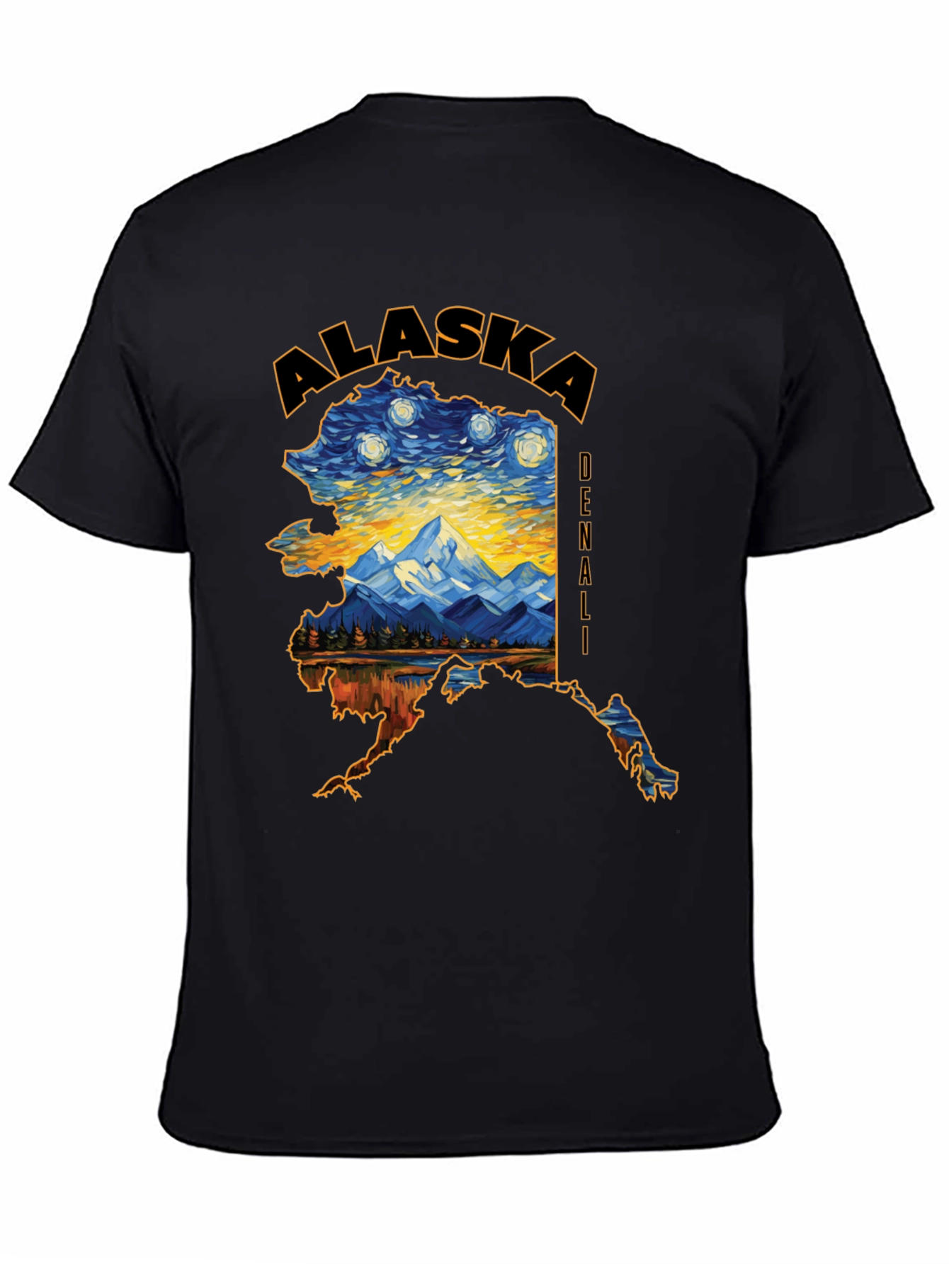Alaska Denali Graphic Tee - State Pride T-Shirt