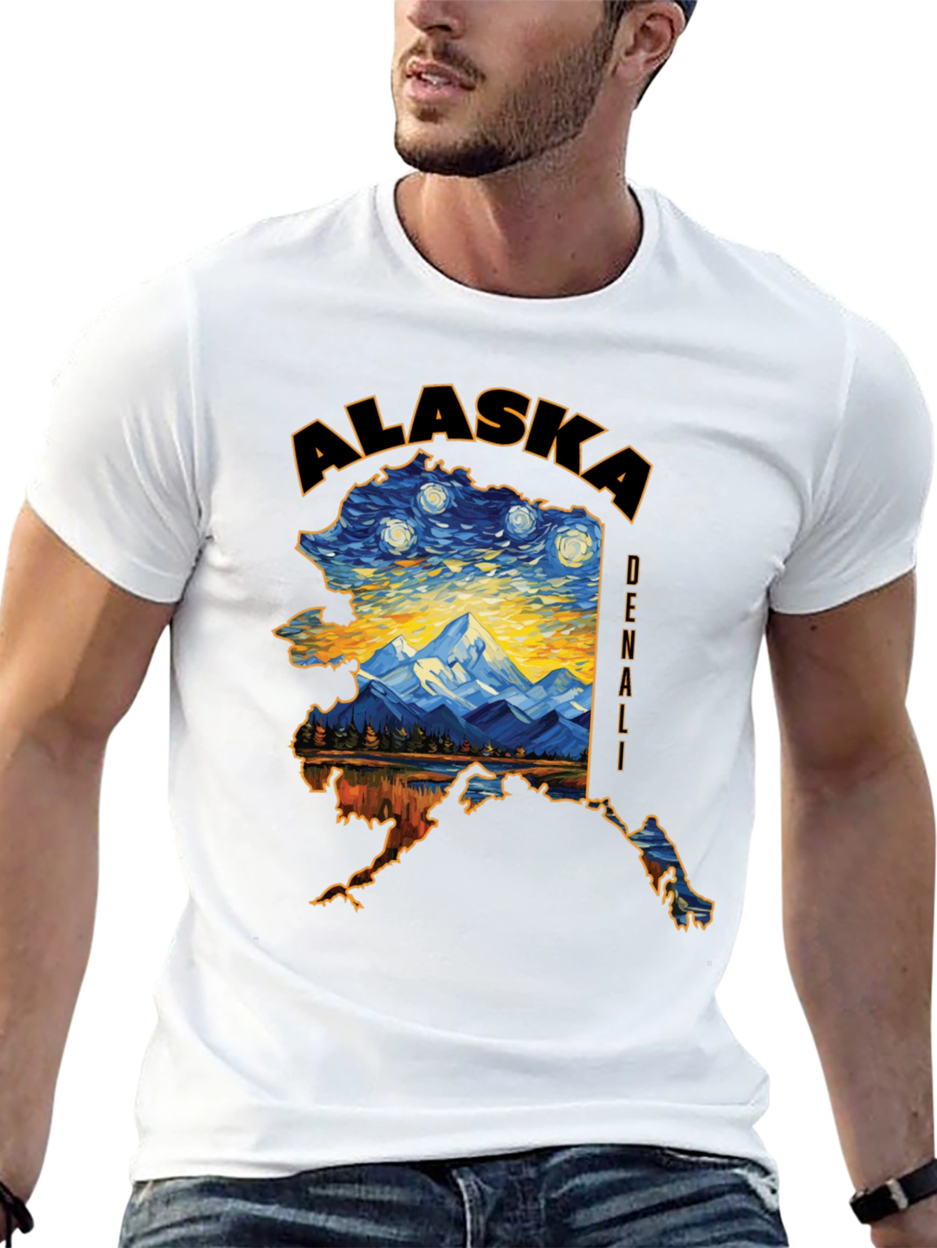 Alaska Denali Graphic Tee - State Pride T-Shirt
