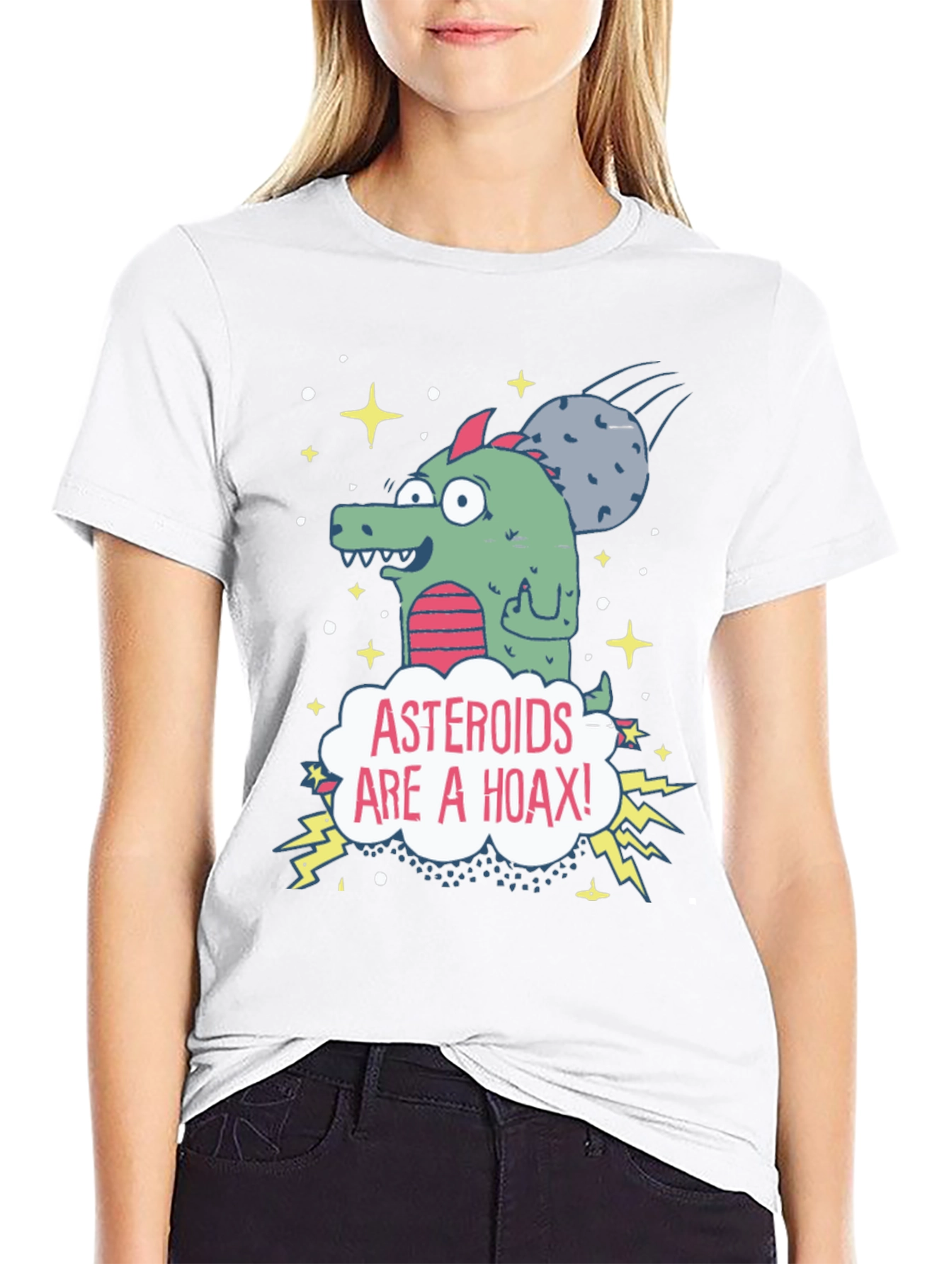 Asteroids Are a Hoax T-Shirt