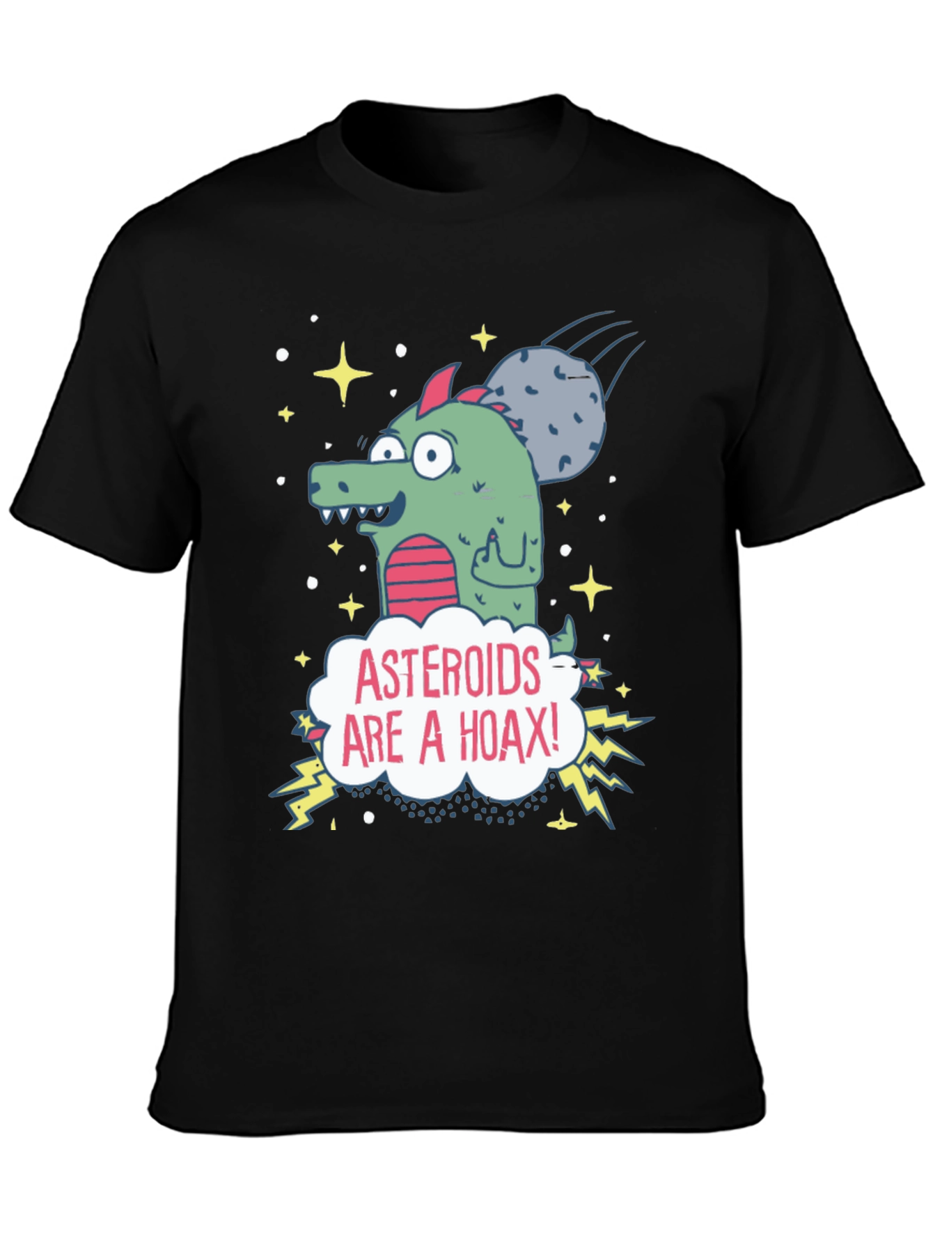 Asteroids Are a Hoax T-Shirt