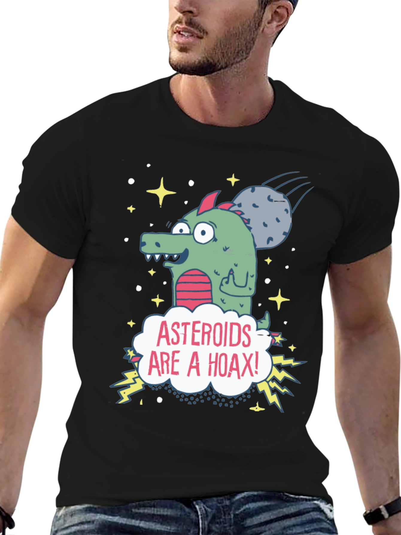 Asteroids Are a Hoax T-Shirt