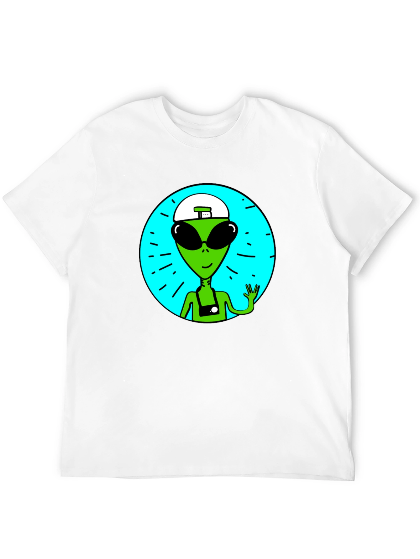 Alien Tourist Graphic T-Shirt