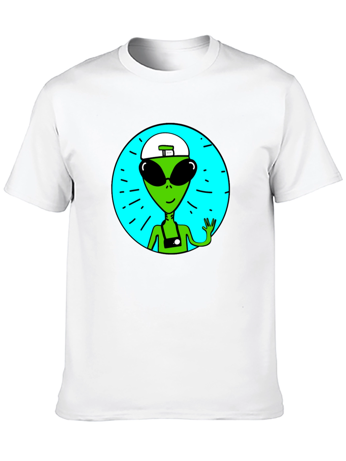 Alien Tourist Graphic T-Shirt