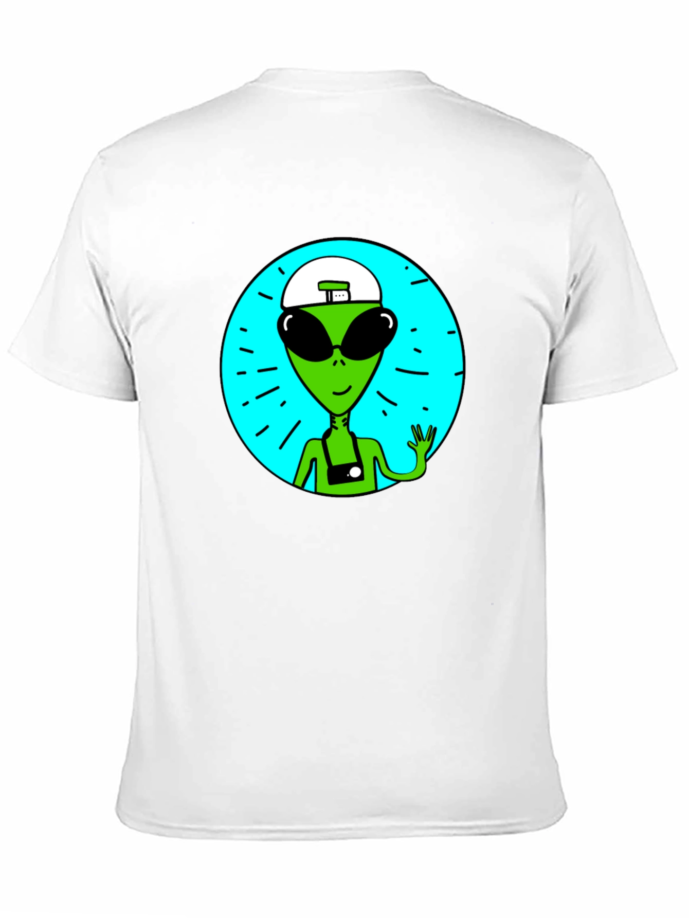 Alien Tourist Graphic T-Shirt