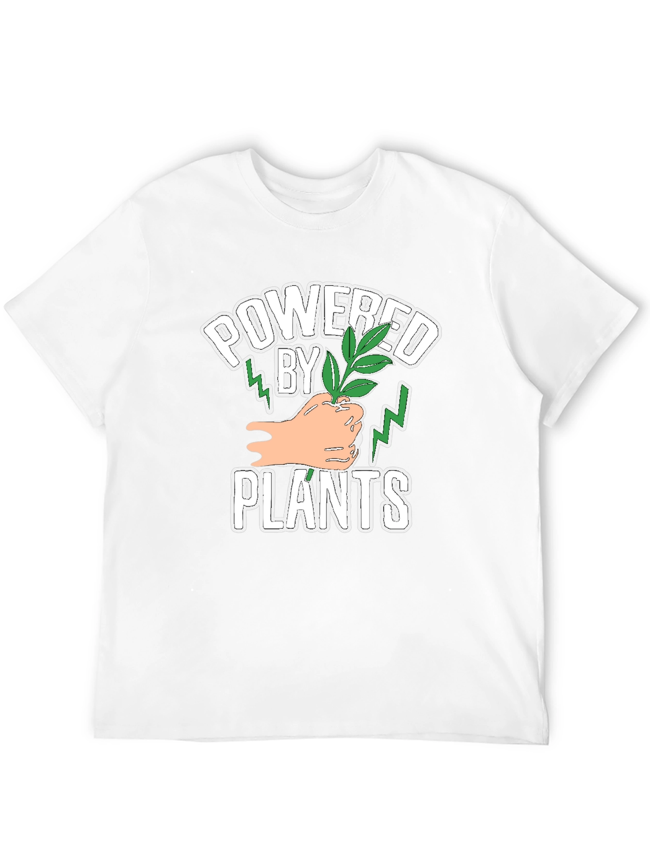 Powered by Plants T-Shirt - Vegan Strong
