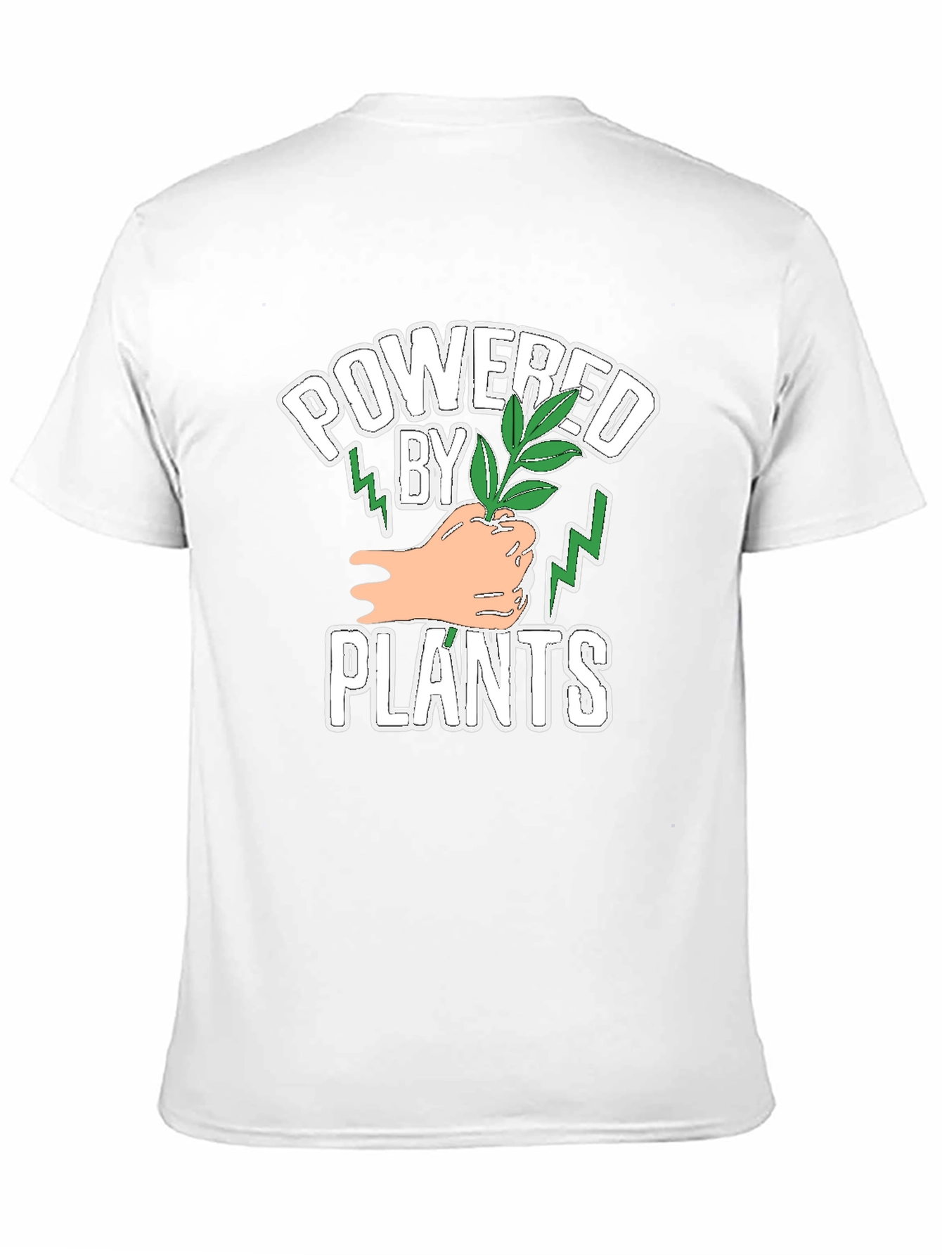 Powered by Plants T-Shirt - Vegan Strong