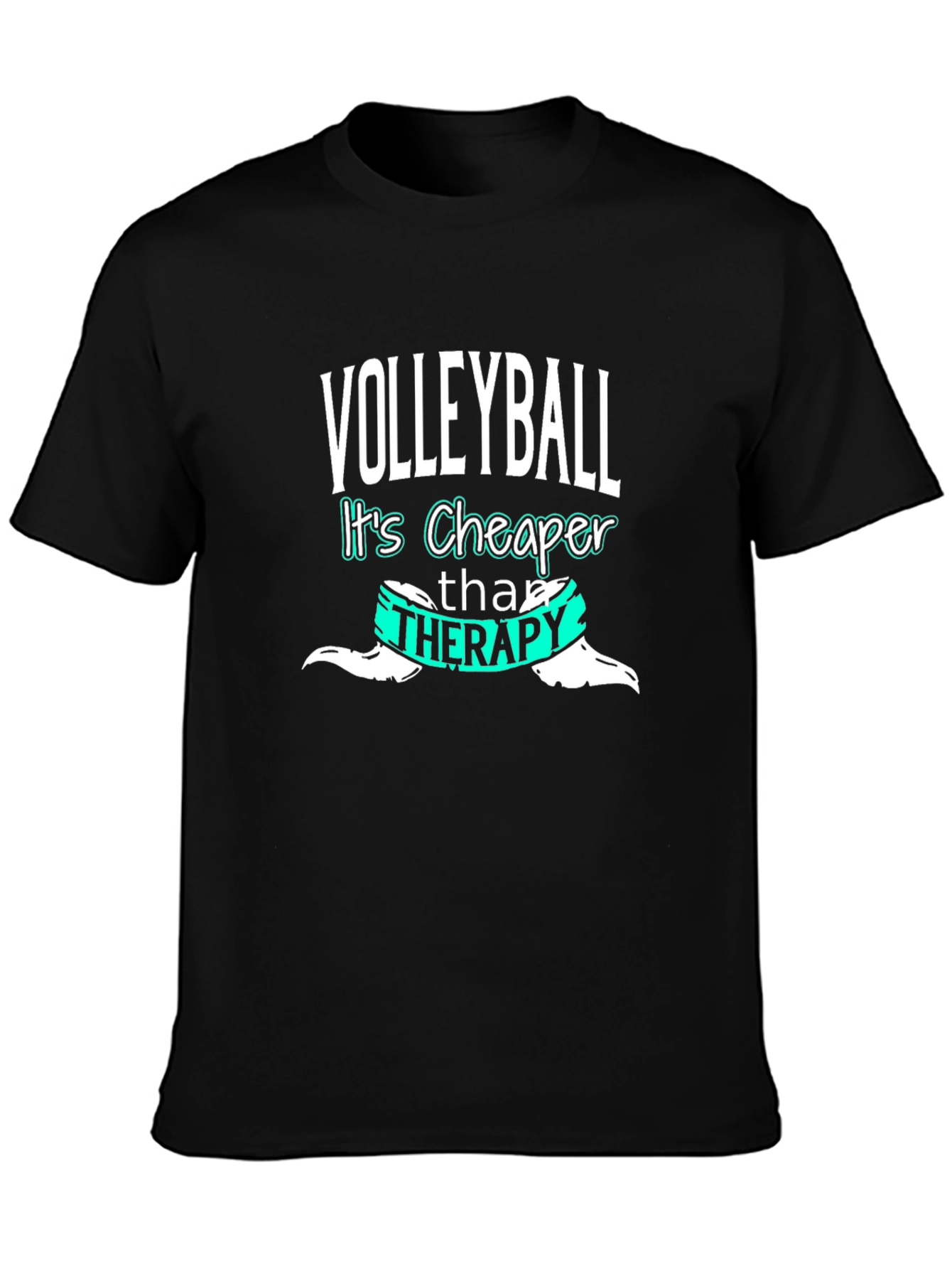 Volleyball Cheaper Than Therapy T-Shirt
