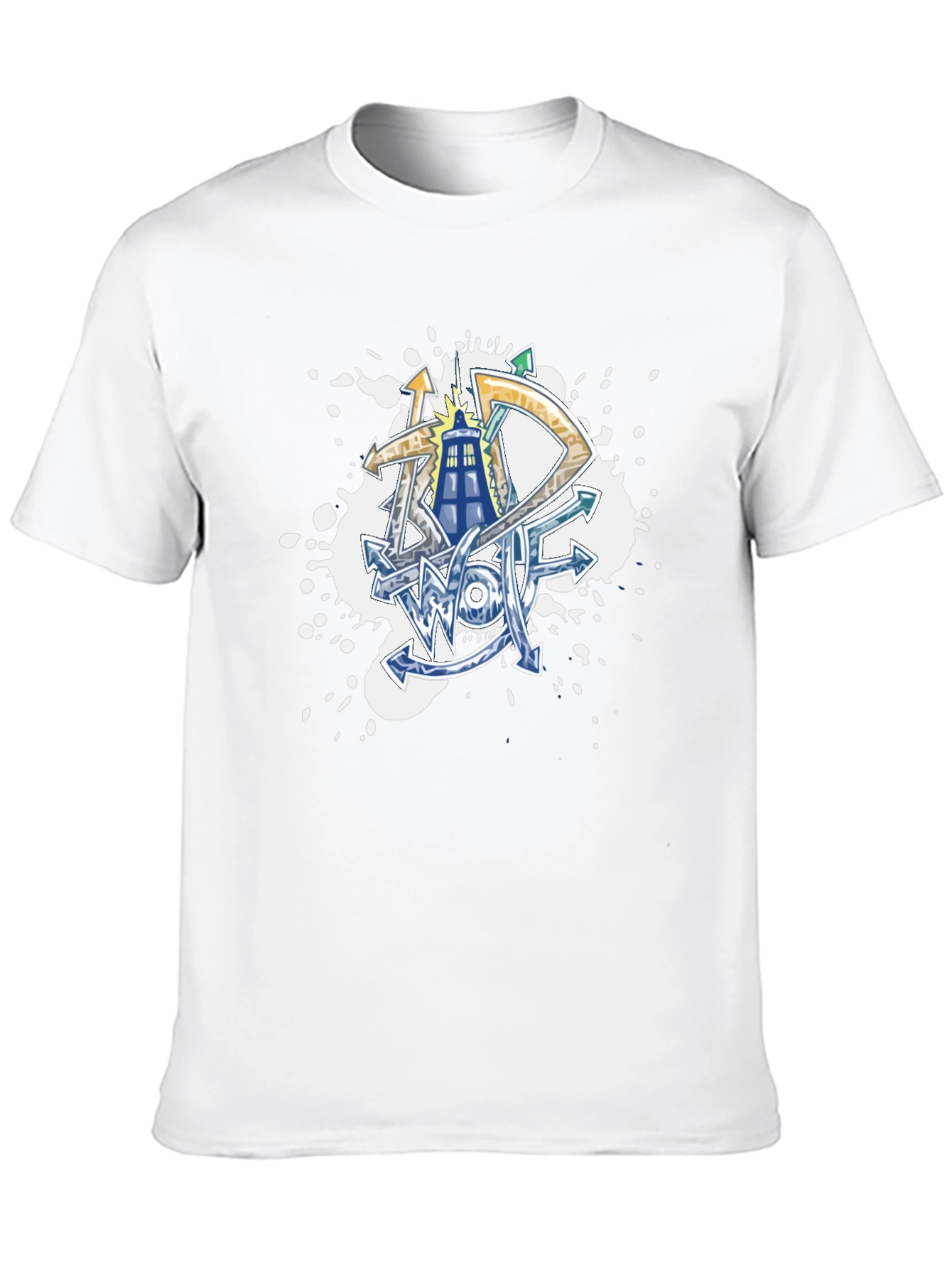 Doctor Who Graffiti Art Black T-Shirt