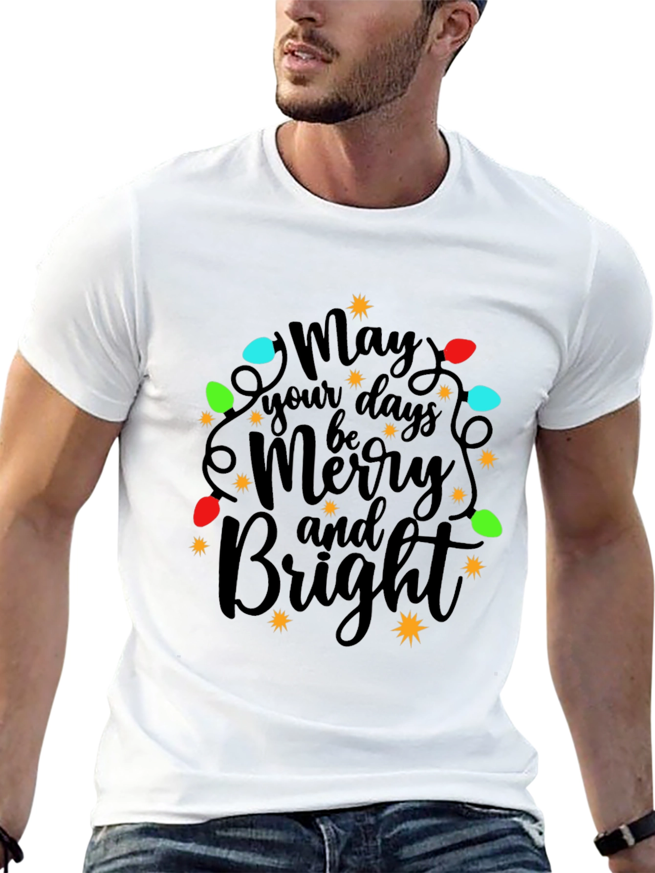 Merry and Bright Holiday Tee