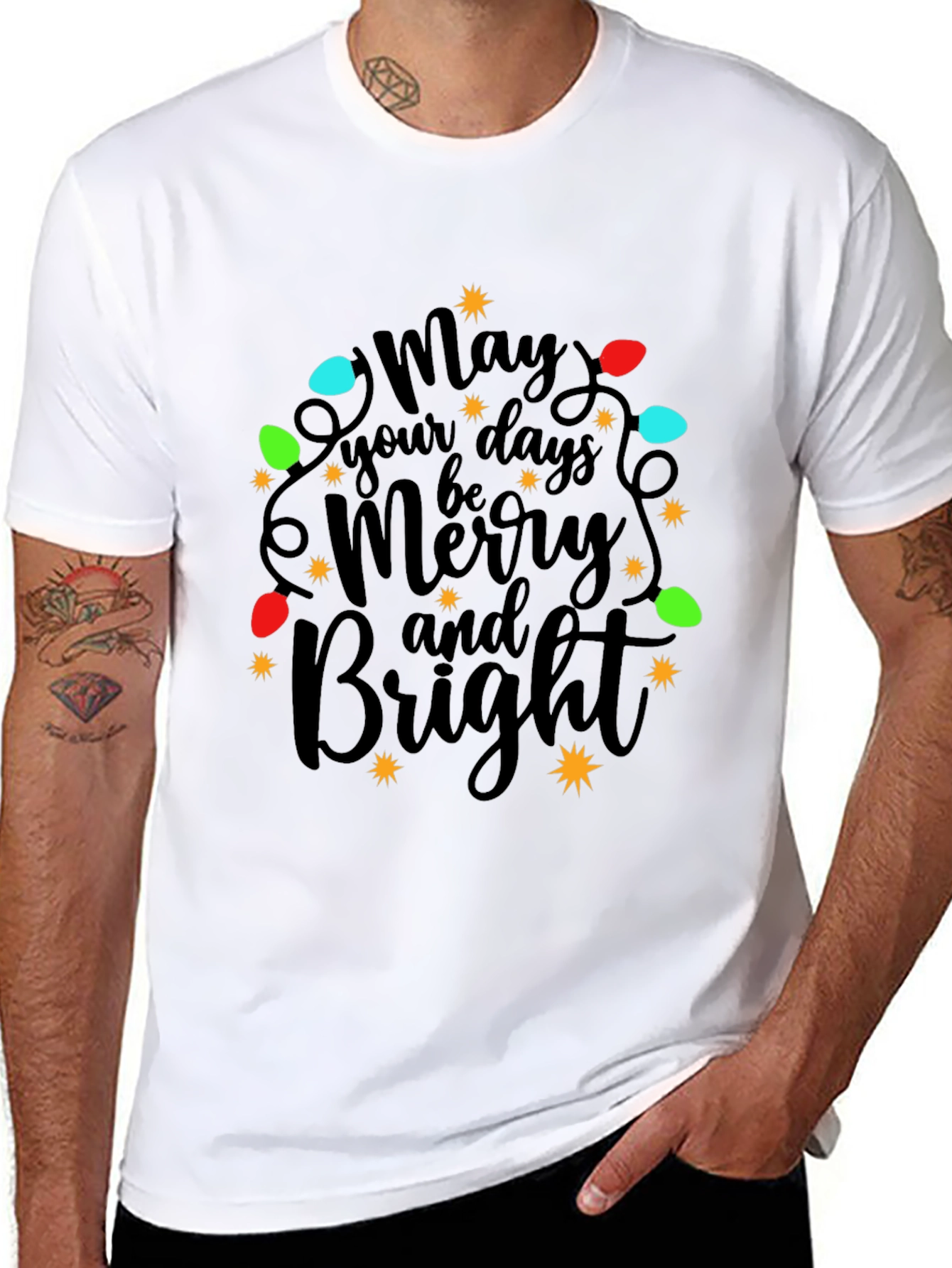 Merry and Bright Holiday Tee