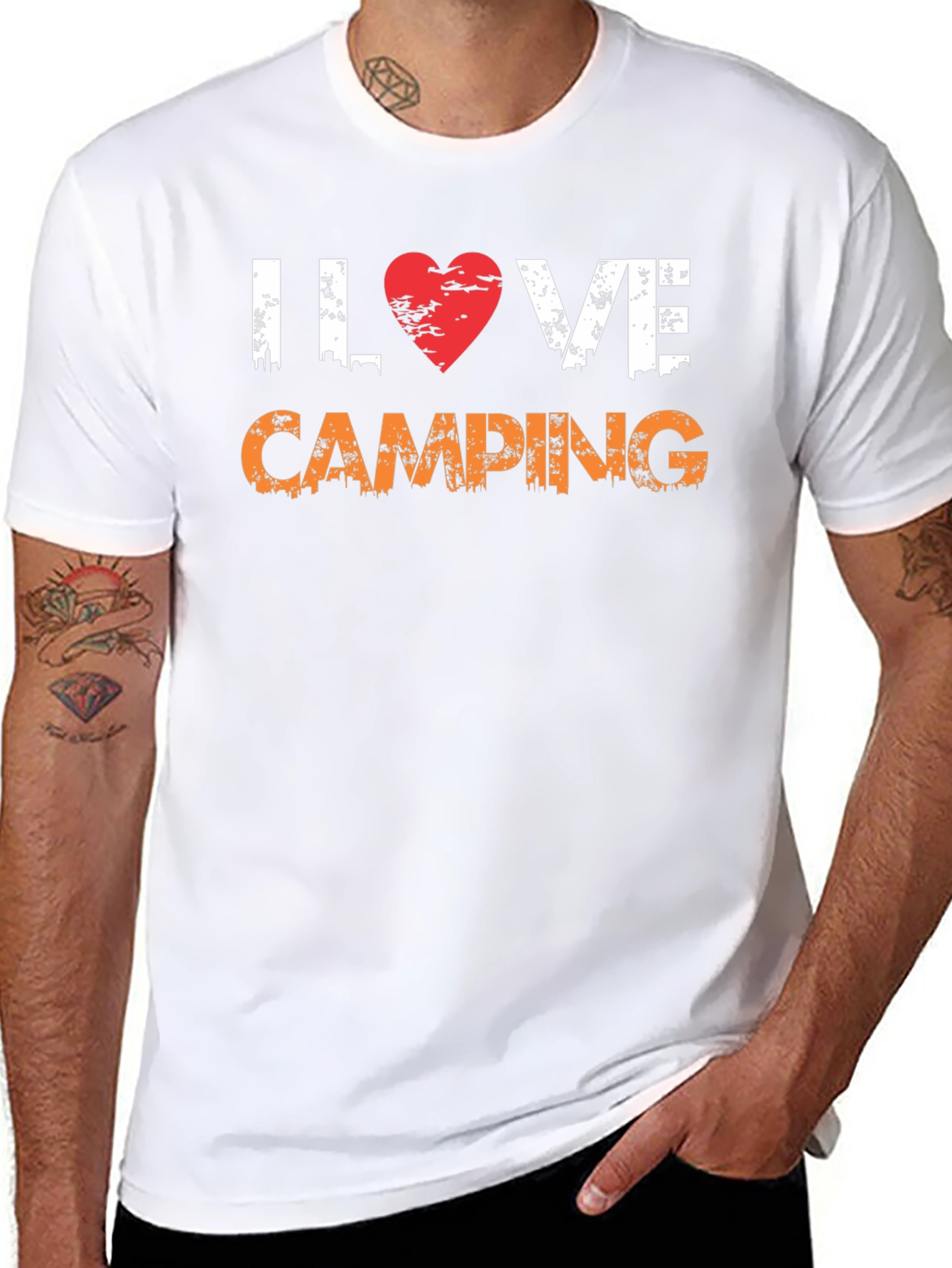 I Love Camping Graphic Tee