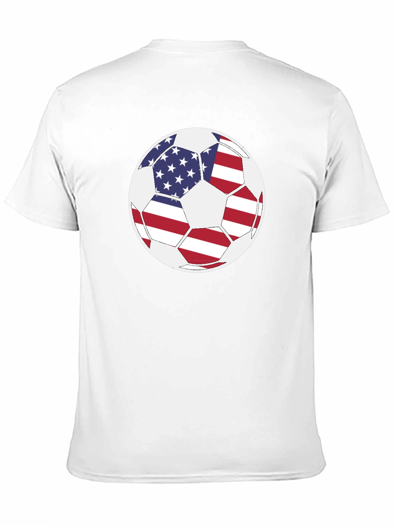 USA Flag Soccer Ball T-Shirt
