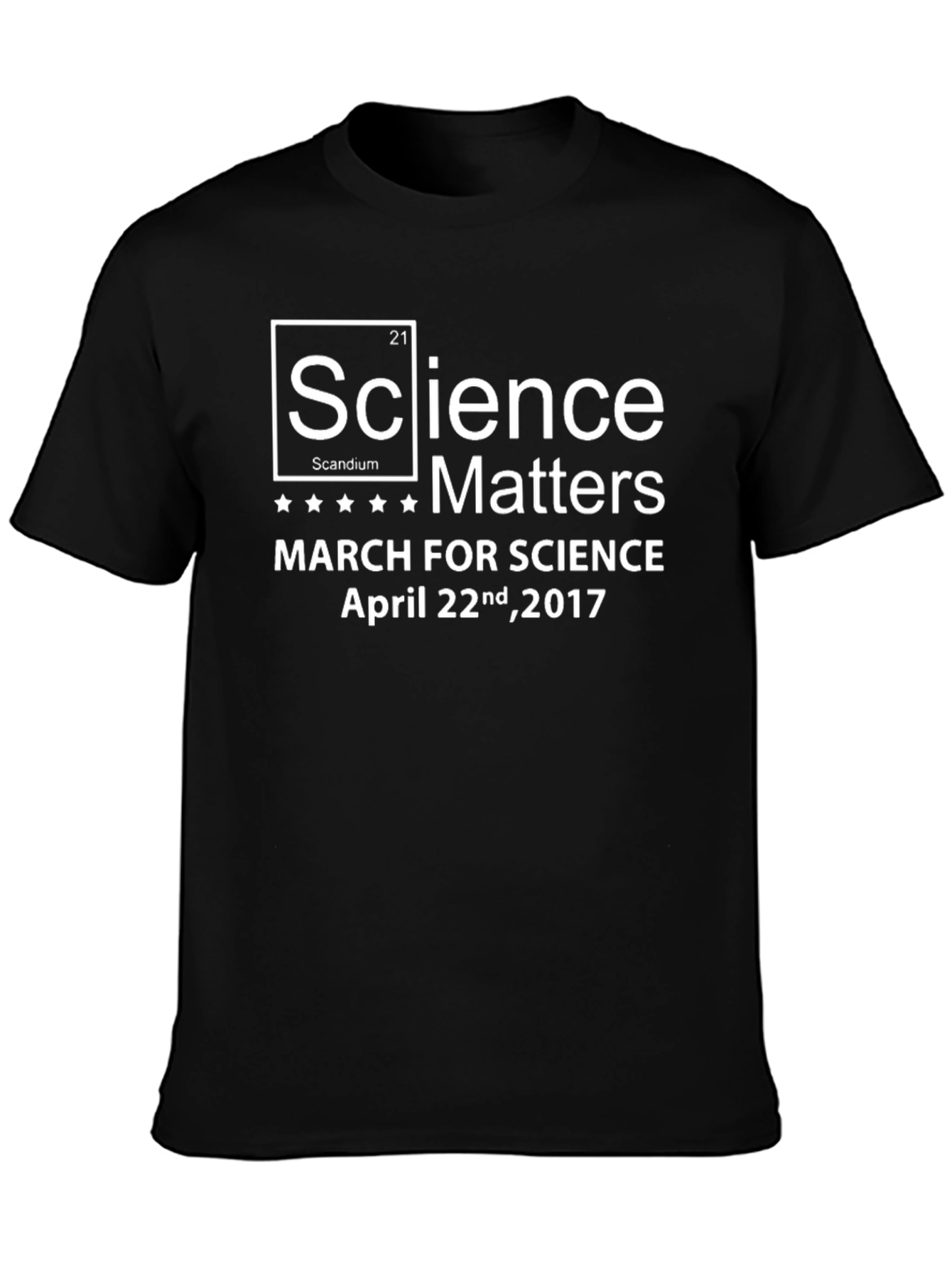Science Matters March T-Shirt April 22nd 2017