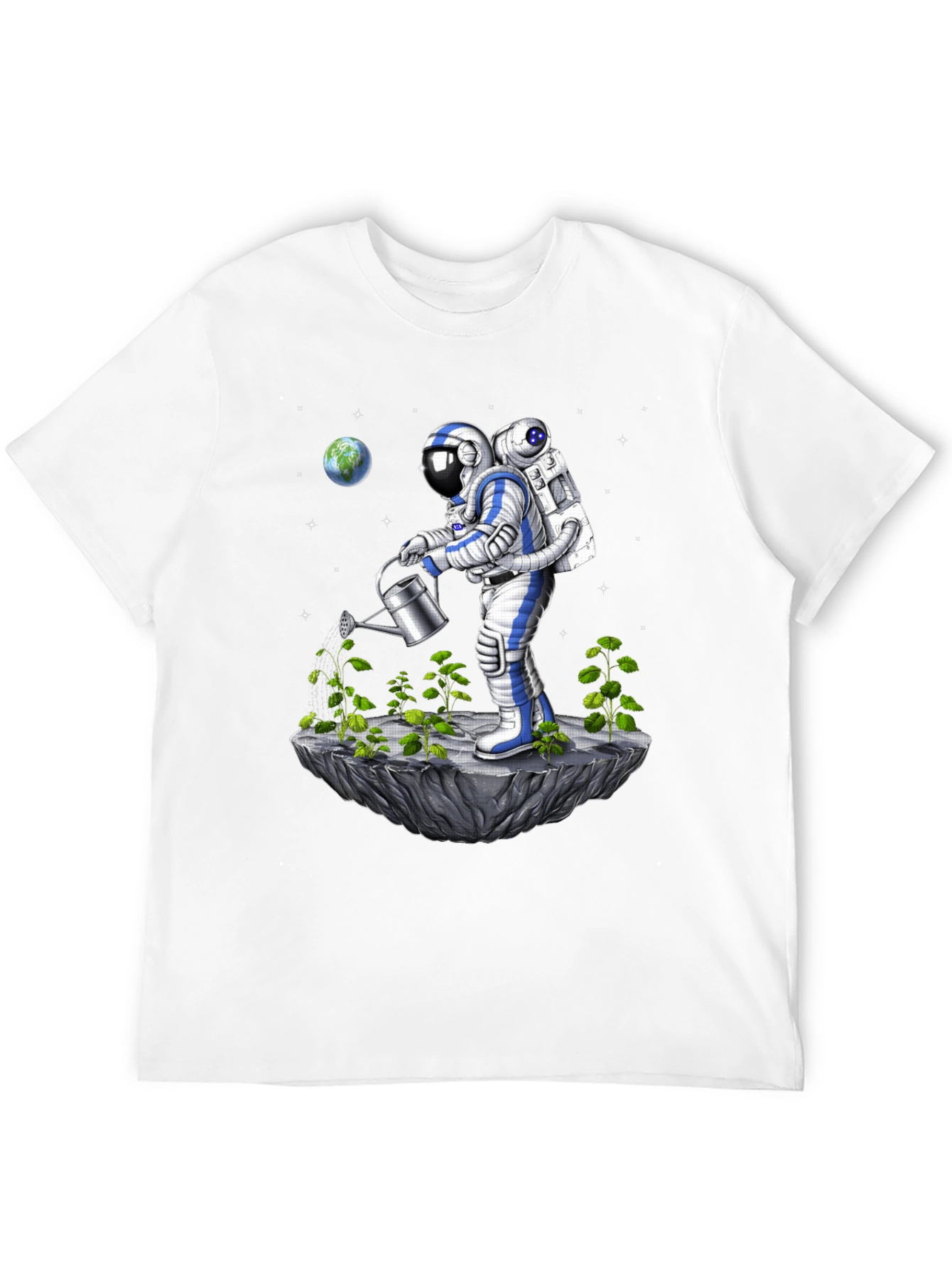 Astronaut Gardener T-Shirt - Space Farming Tee