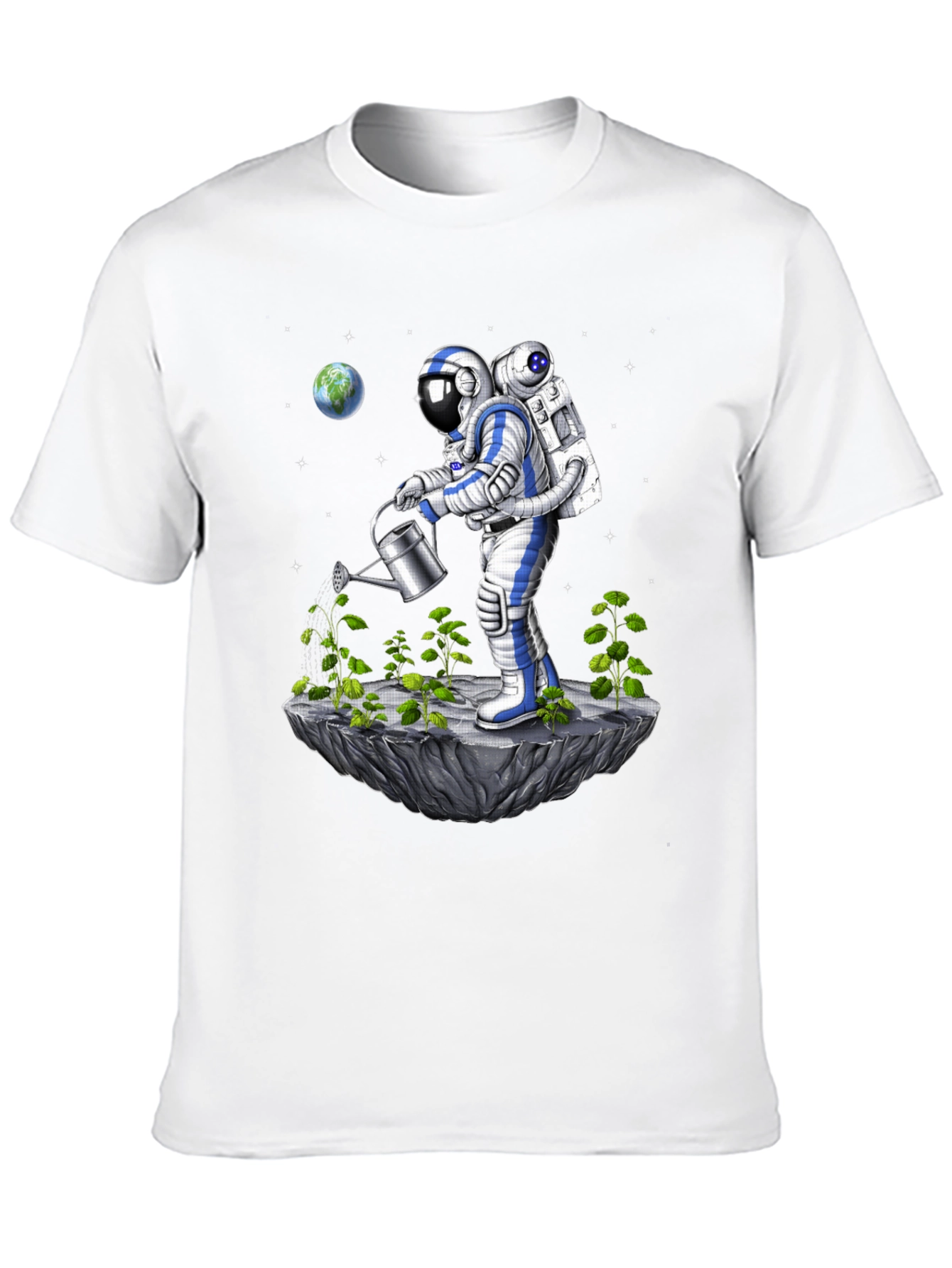 Astronaut Gardener T-Shirt - Space Farming Tee