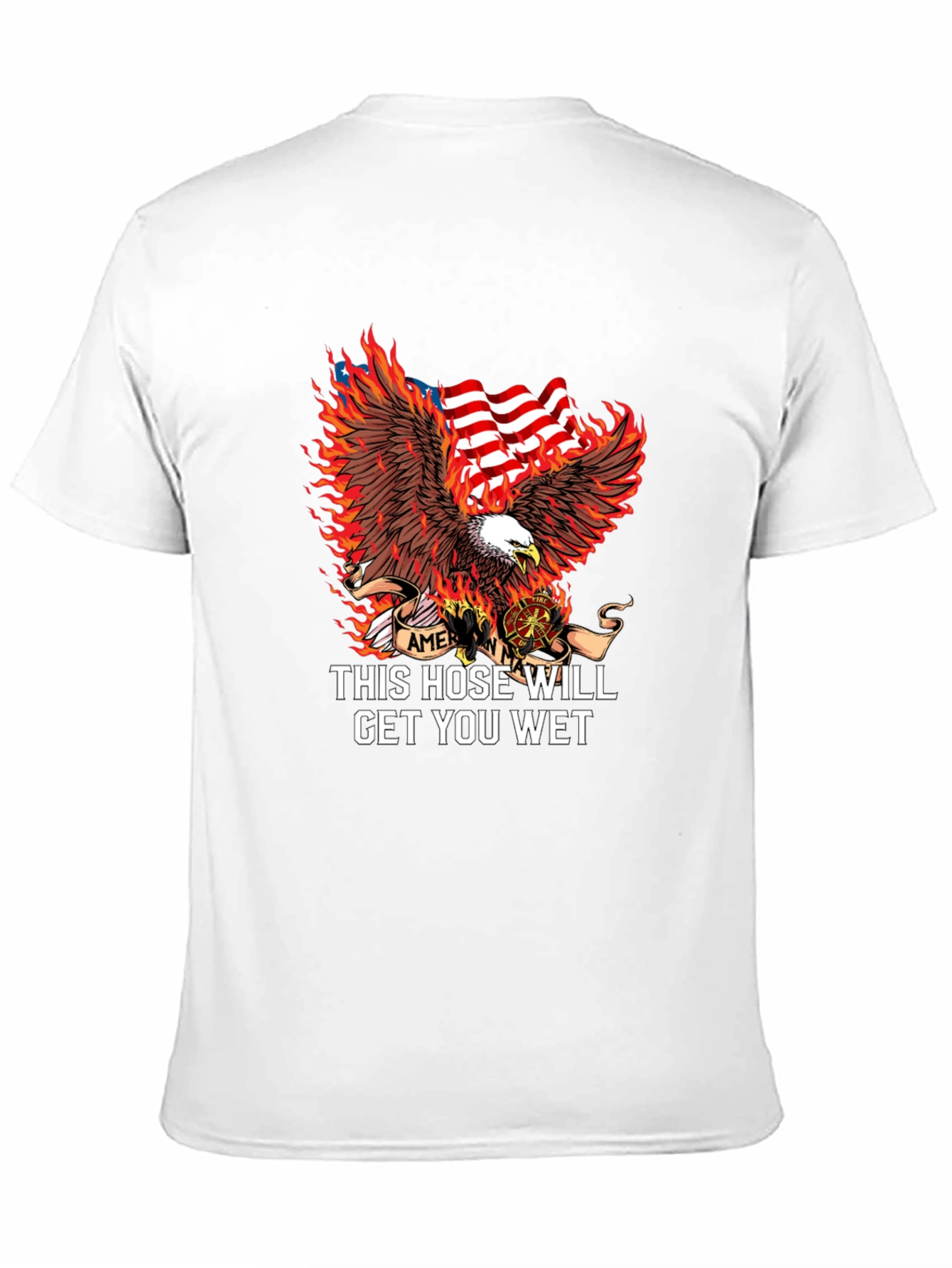 American Firefighter Eagle T-Shirt