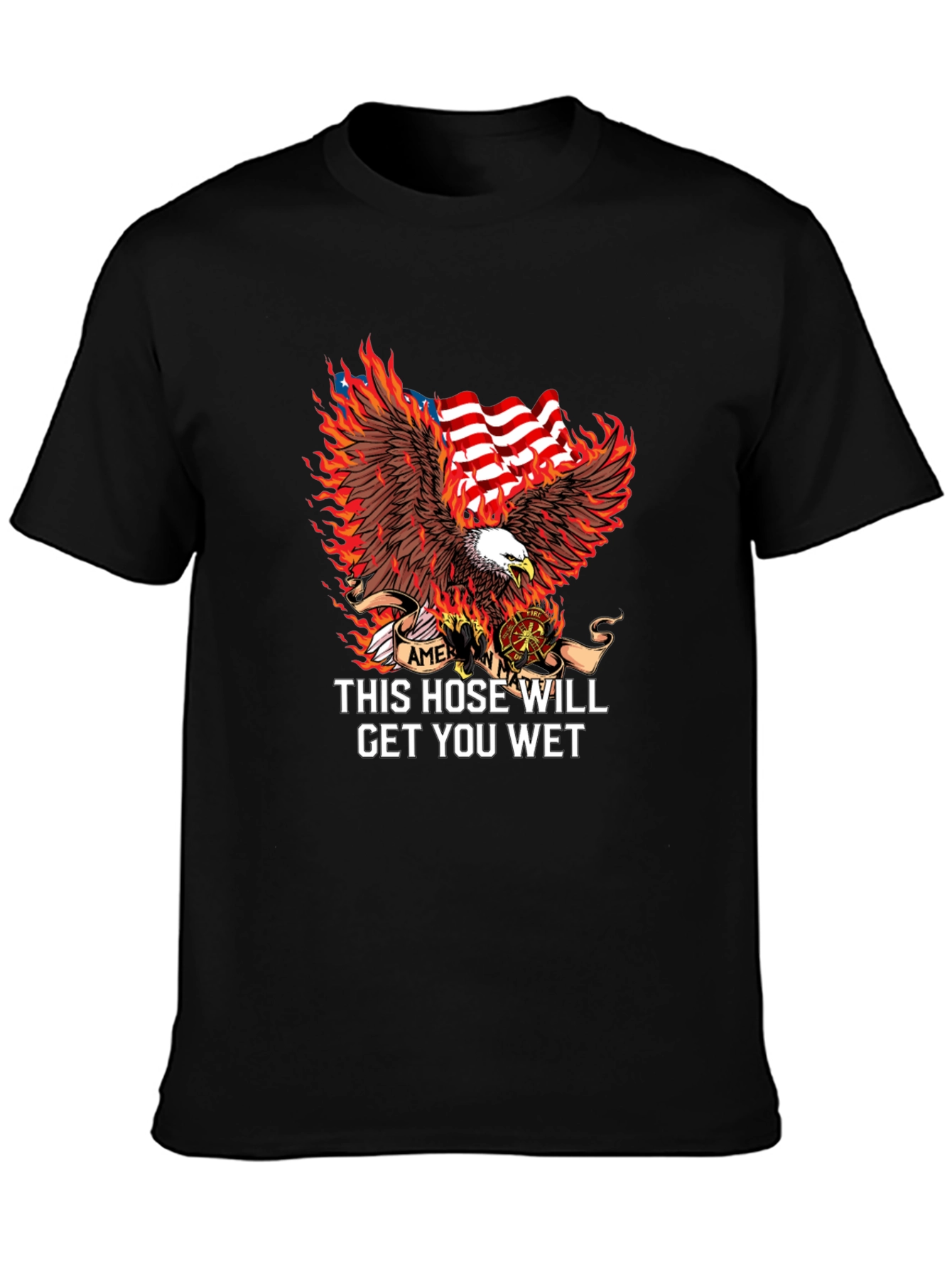 American Firefighter Eagle T-Shirt