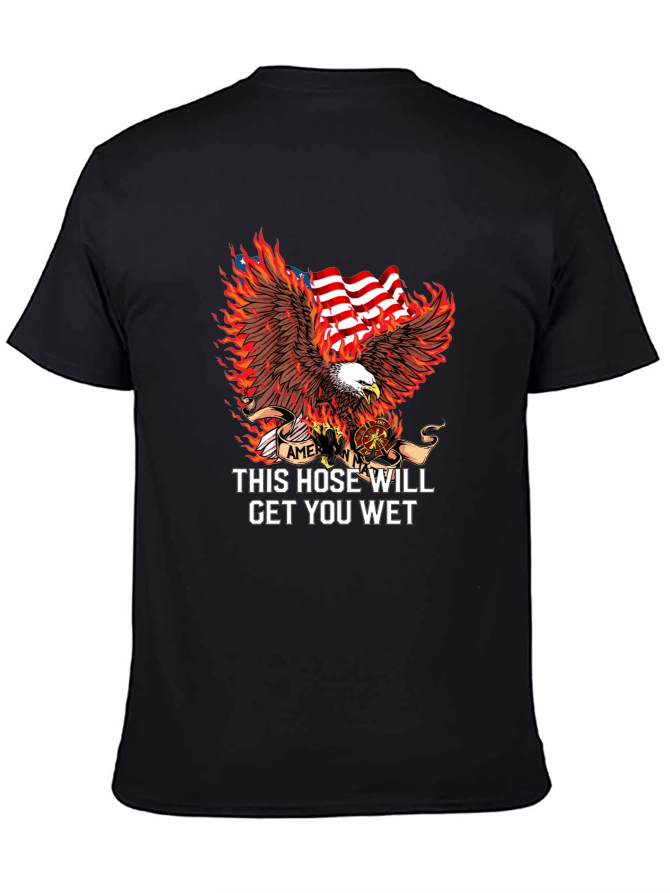 American Firefighter Eagle T-Shirt
