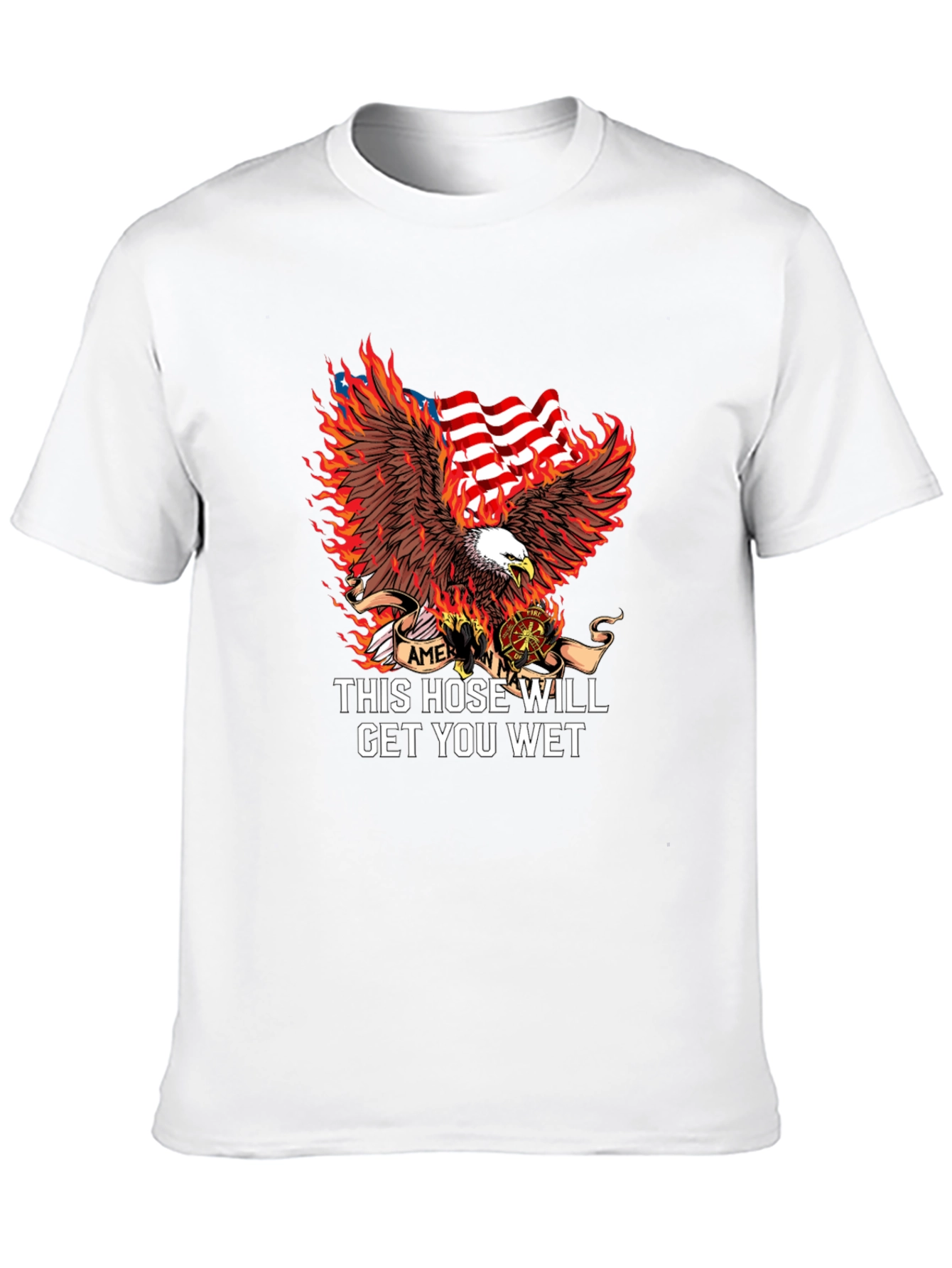 American Firefighter Eagle T-Shirt