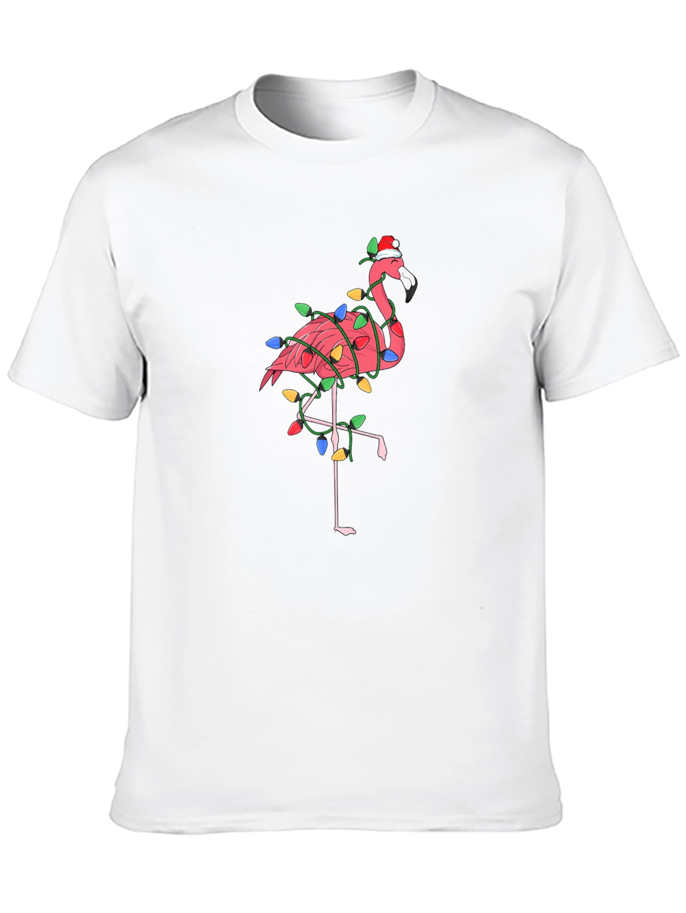 Christmas Flamingo T-Shirt - Holiday Party Tee