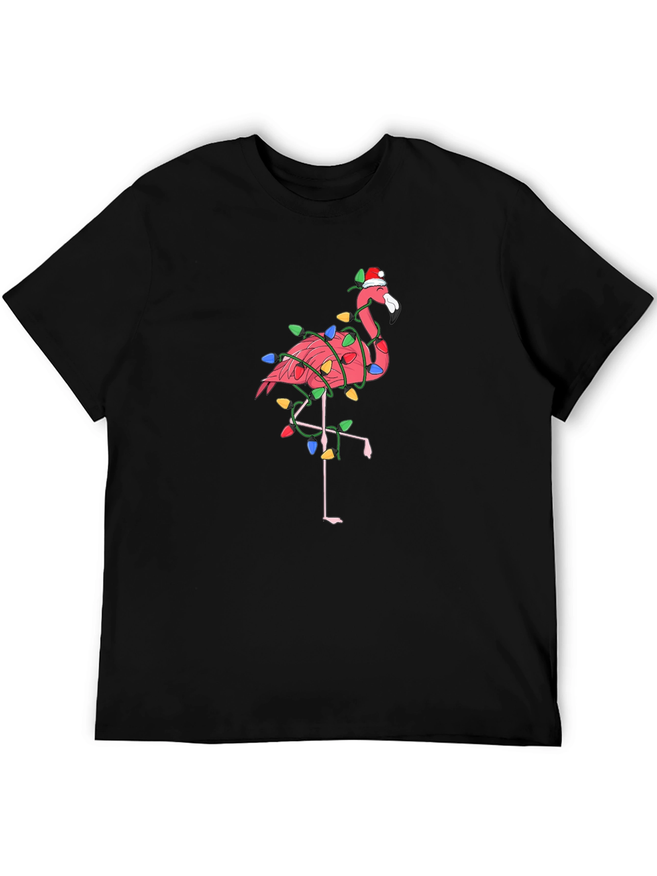 Christmas Flamingo T-Shirt - Holiday Party Tee