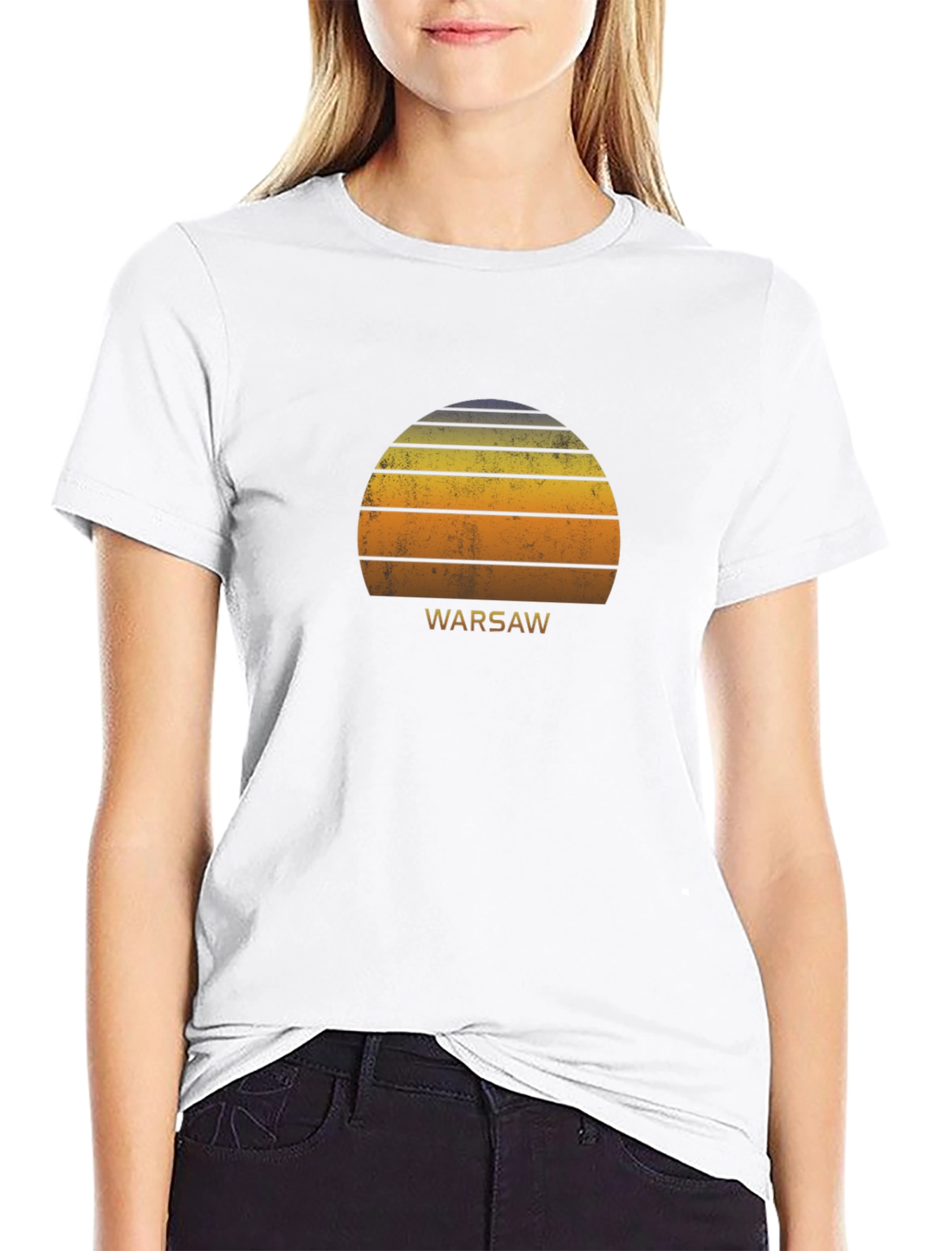 Warsaw Sunset Graphic Tee - Retro City T-Shirt