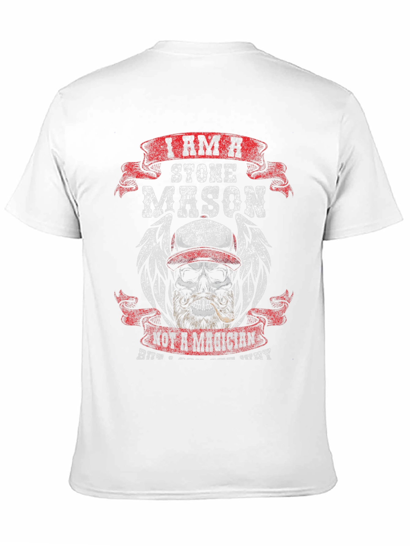 Stone Mason Skull Graphic T-Shirt