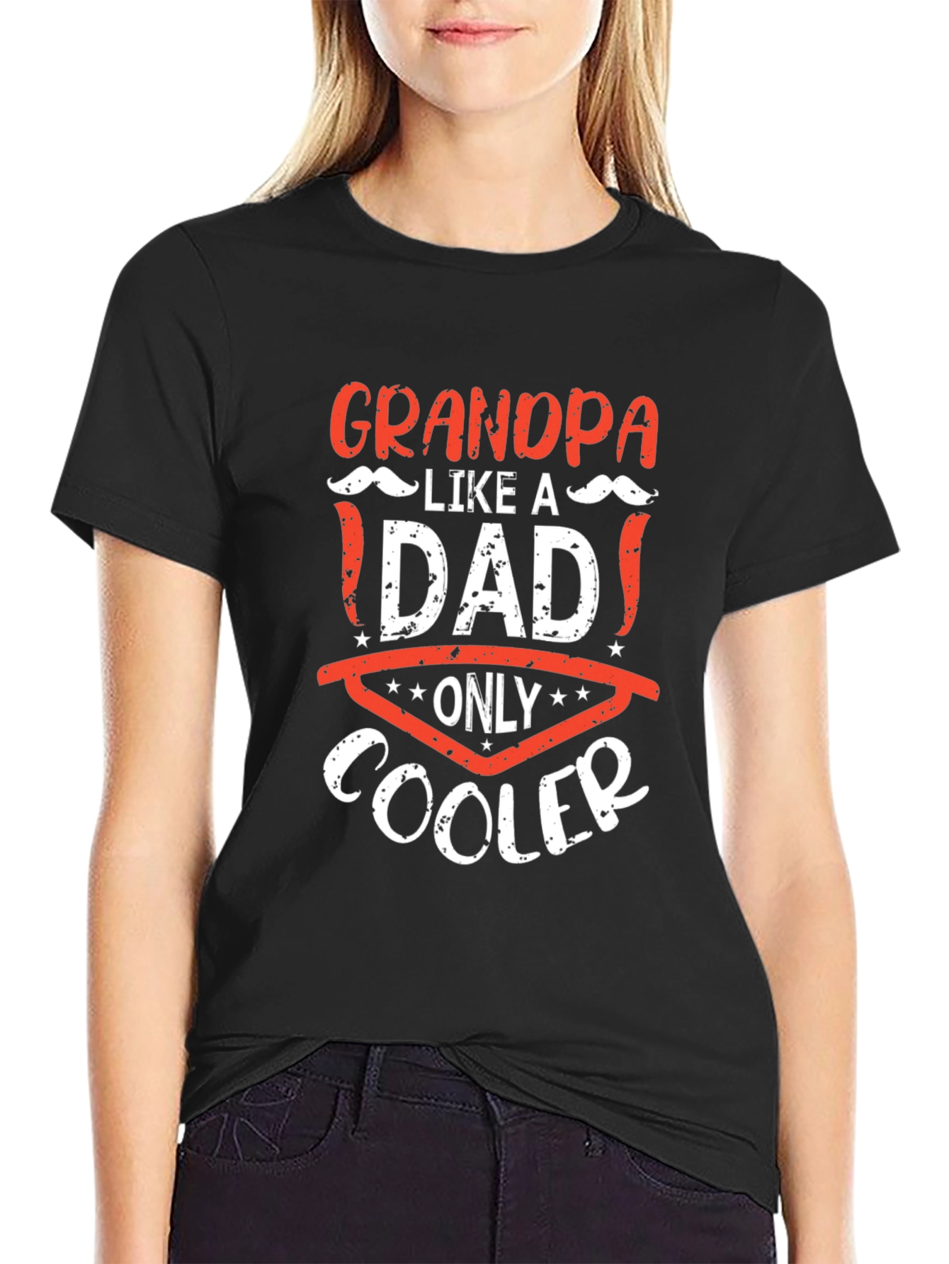 Grandpa Like A Dad Only Cooler T-Shirt