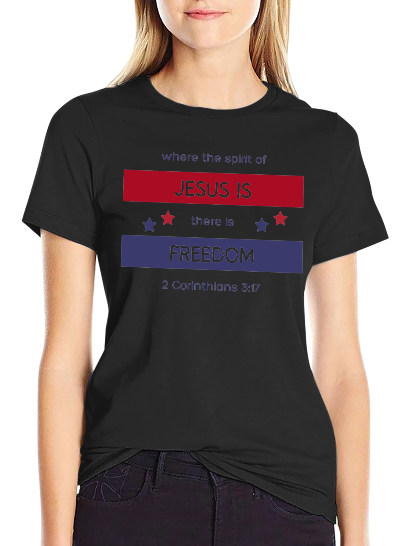 Jesus Is Freedom Patriotic T-Shirt