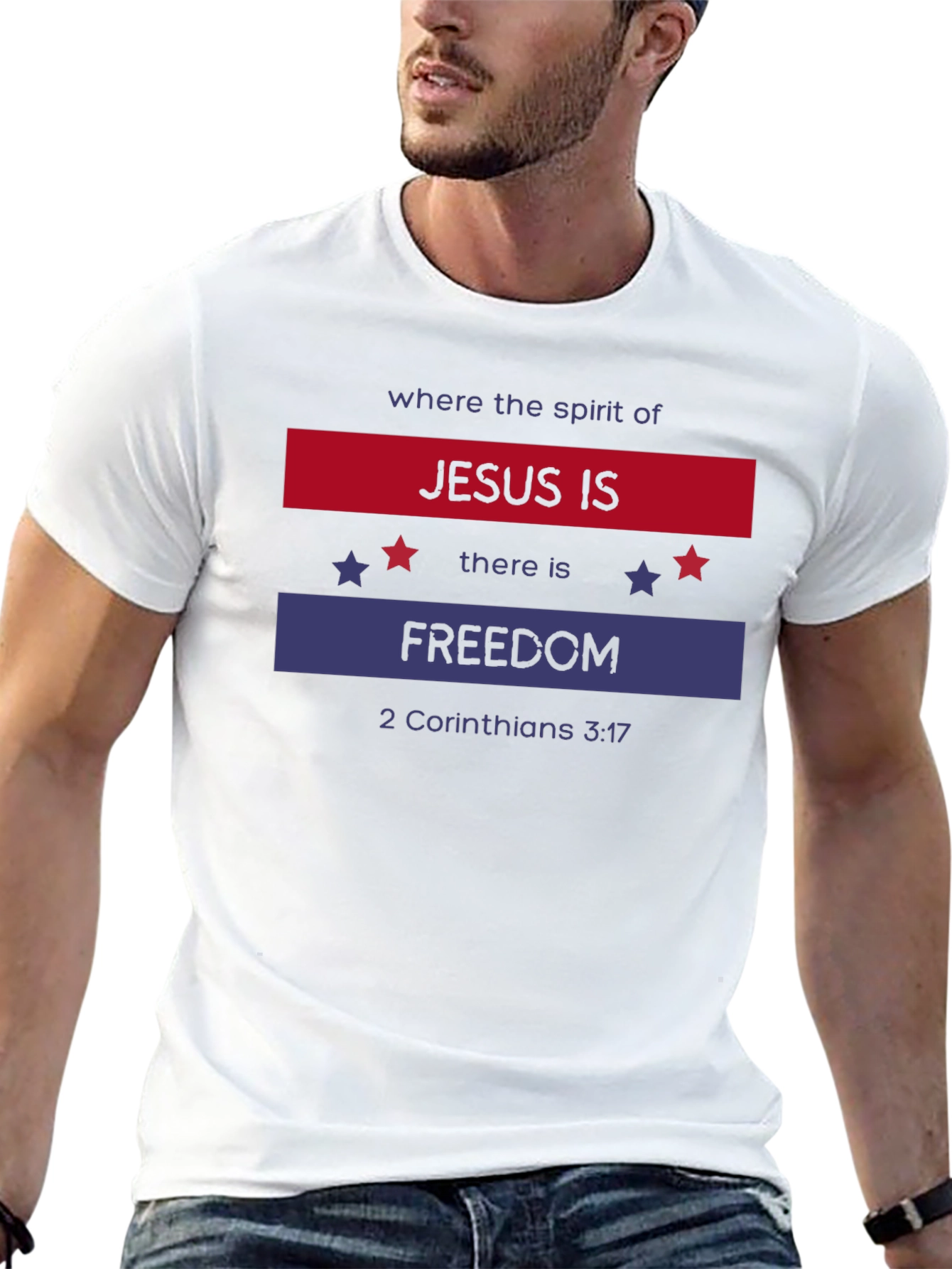 Jesus Is Freedom Patriotic T-Shirt