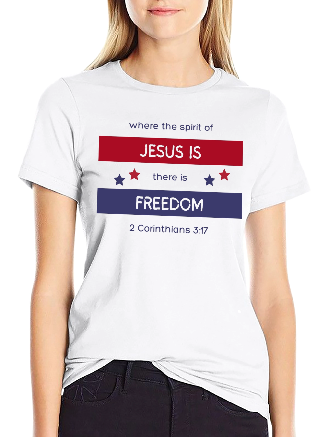 Jesus Is Freedom Patriotic T-Shirt
