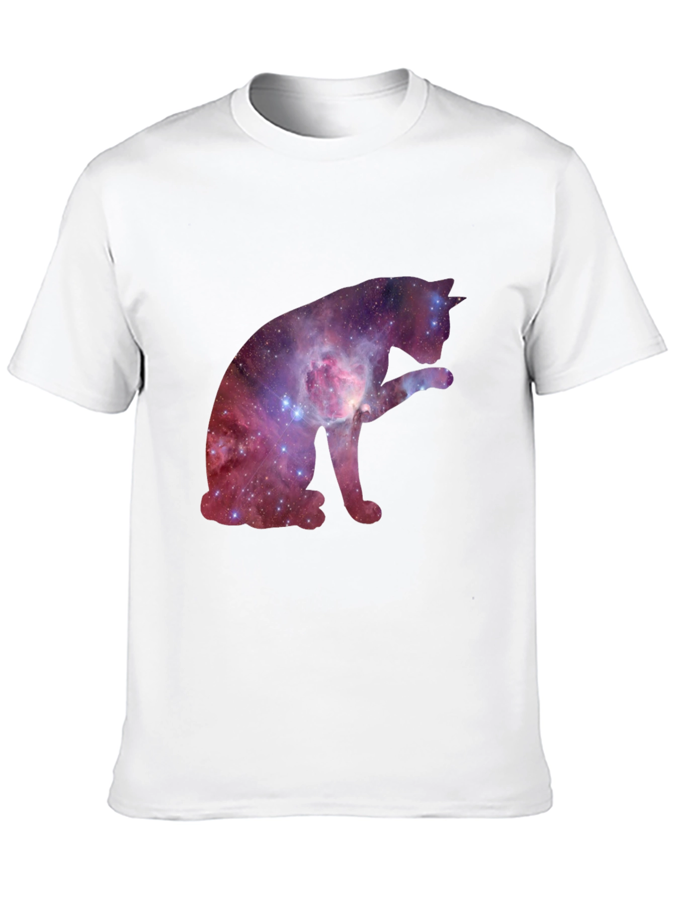 Galaxy Cat T-Shirt - Cosmic Feline Tee