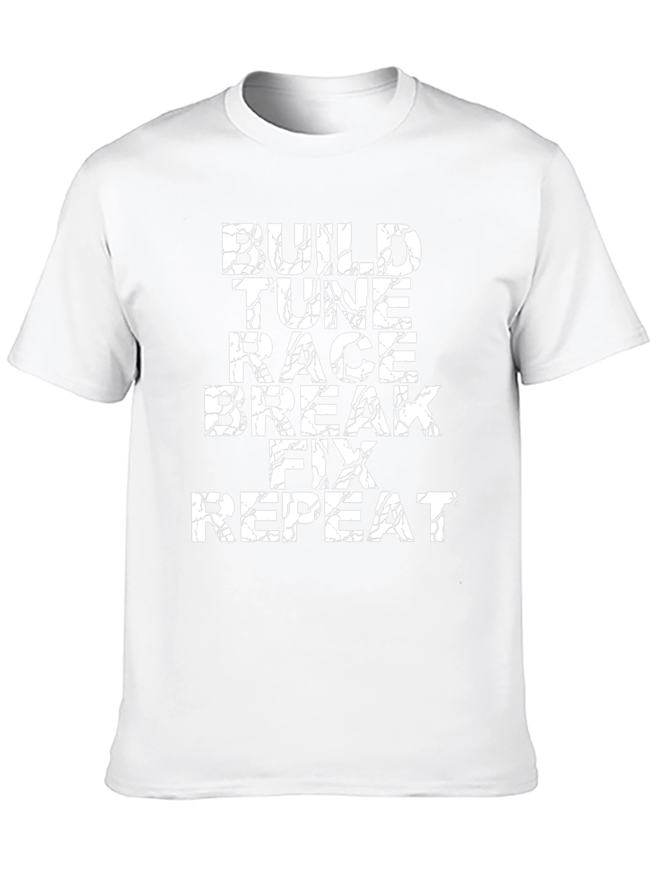 Build Tune Race Repeat Graphic Tee