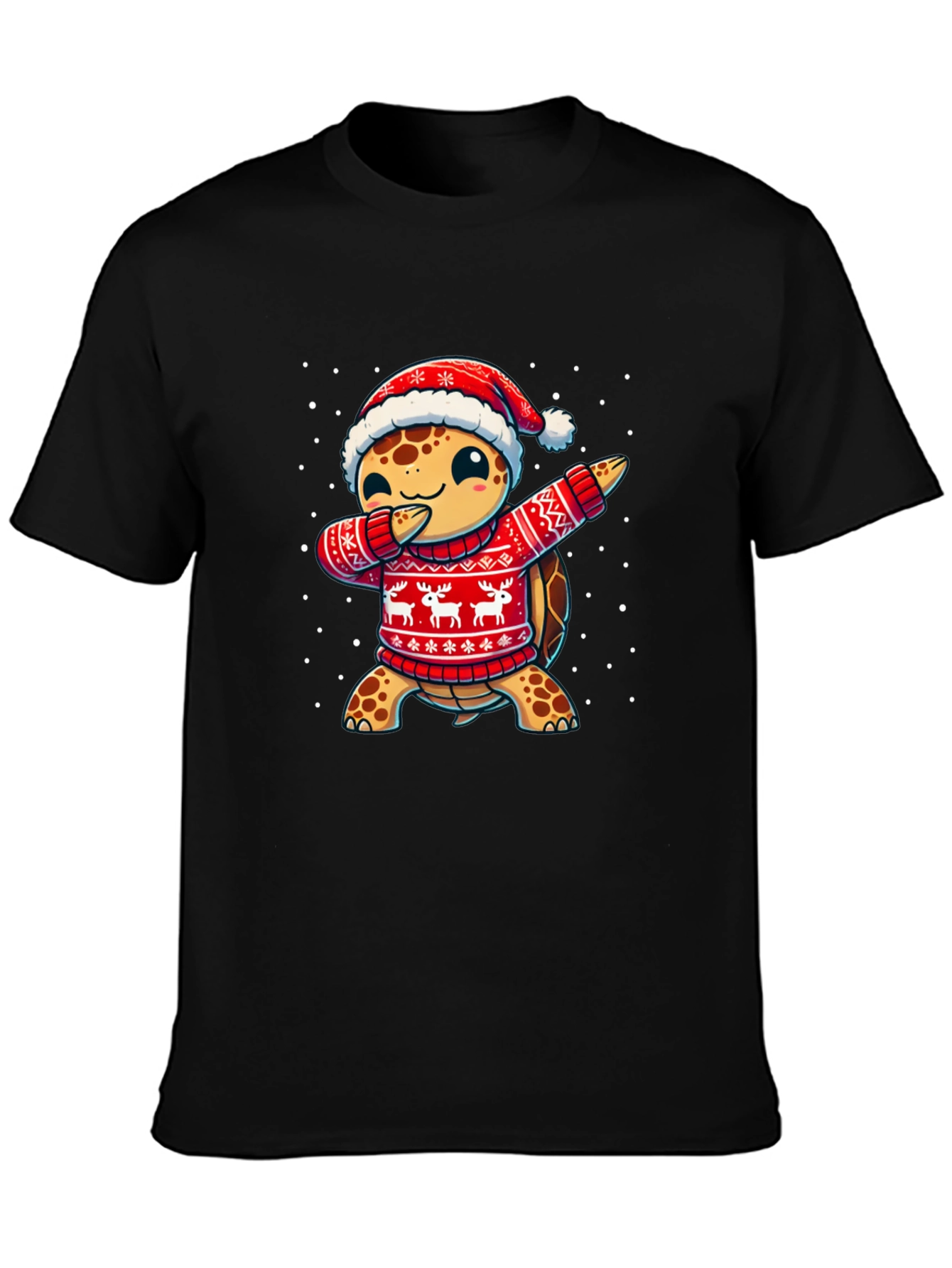 Festive Turtle Dab T-Shirt