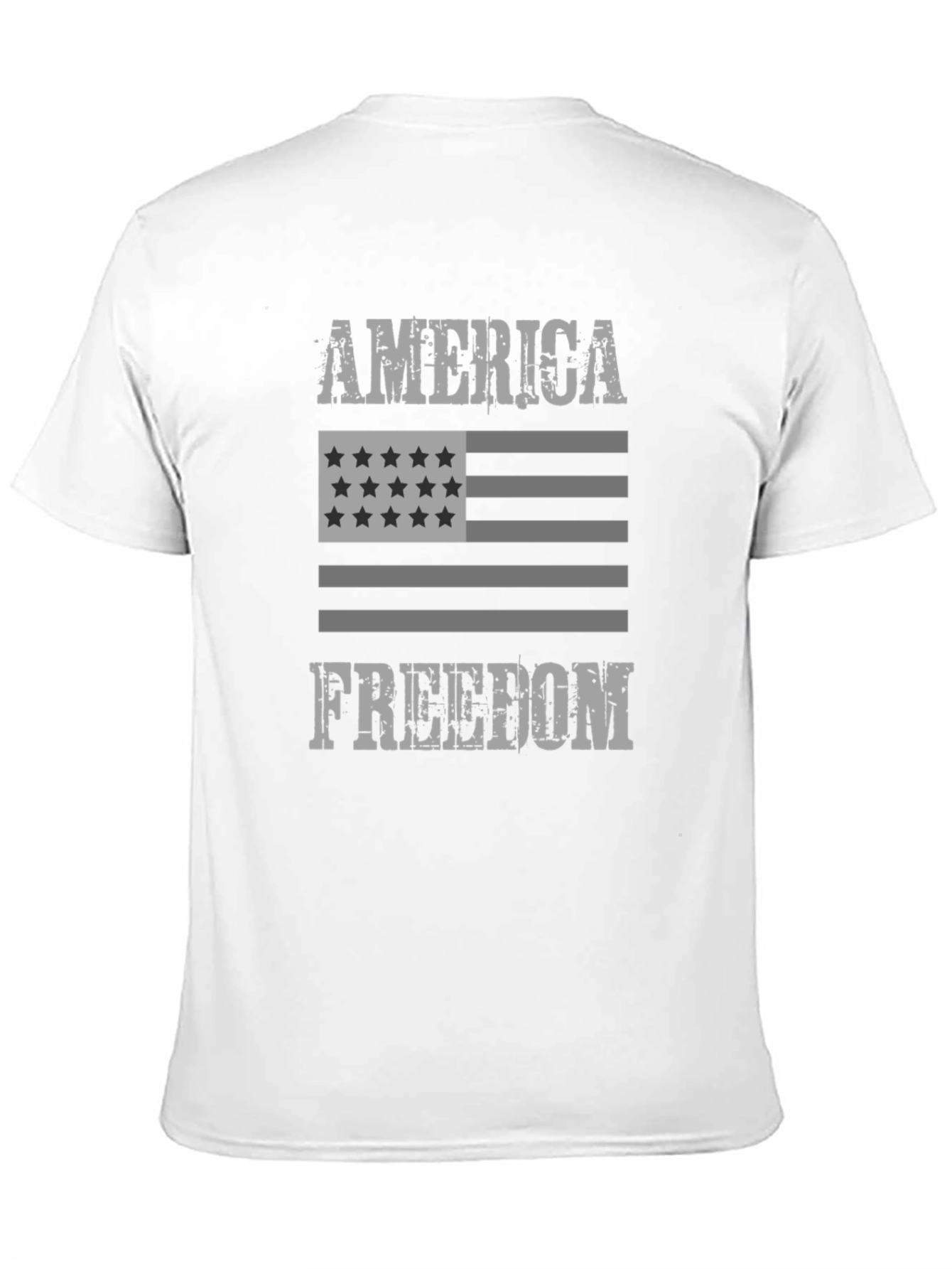 America Freedom Graphic Print T-Shirt