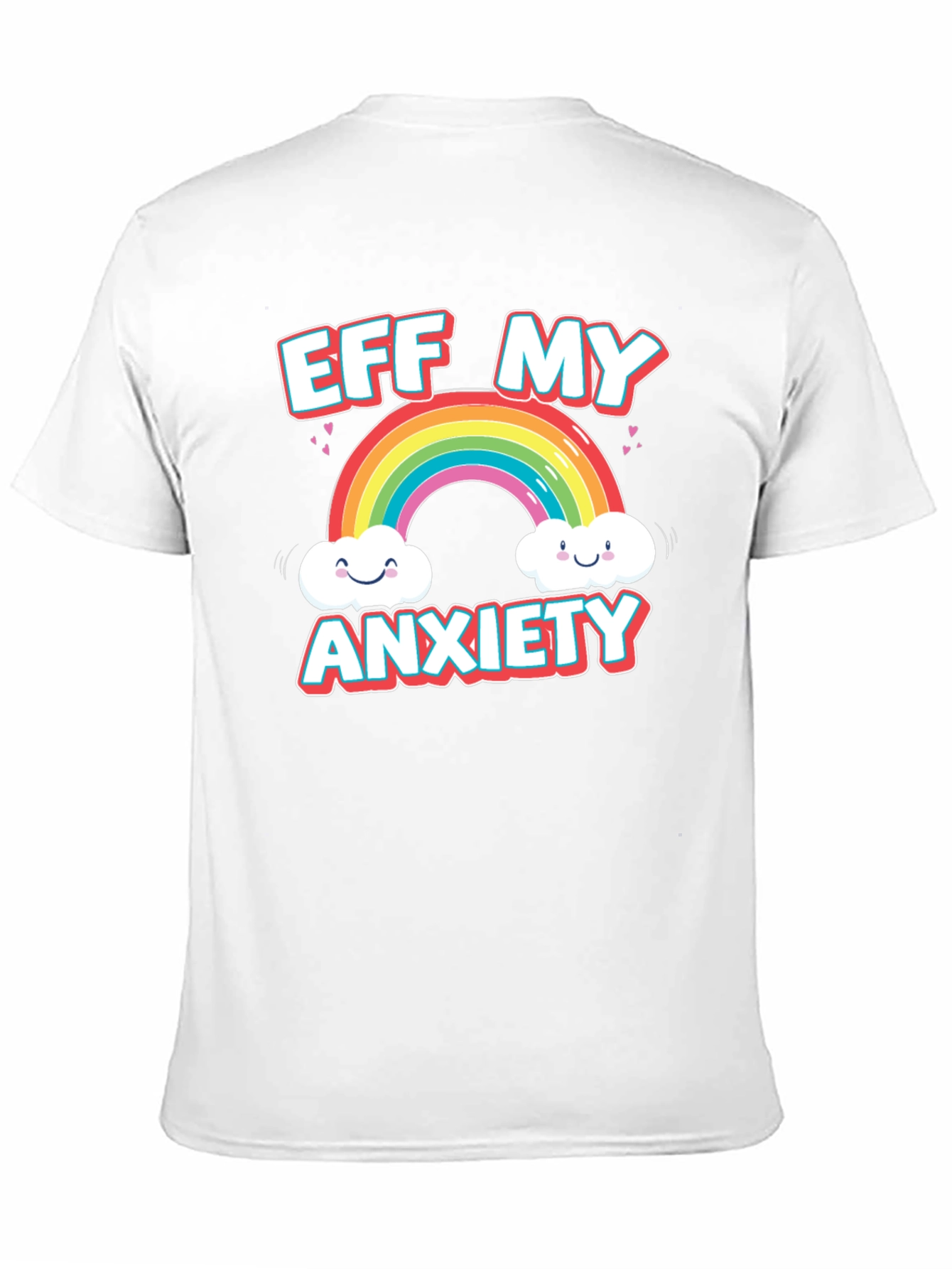 Eff My Anxiety Rainbow Graphic Tee