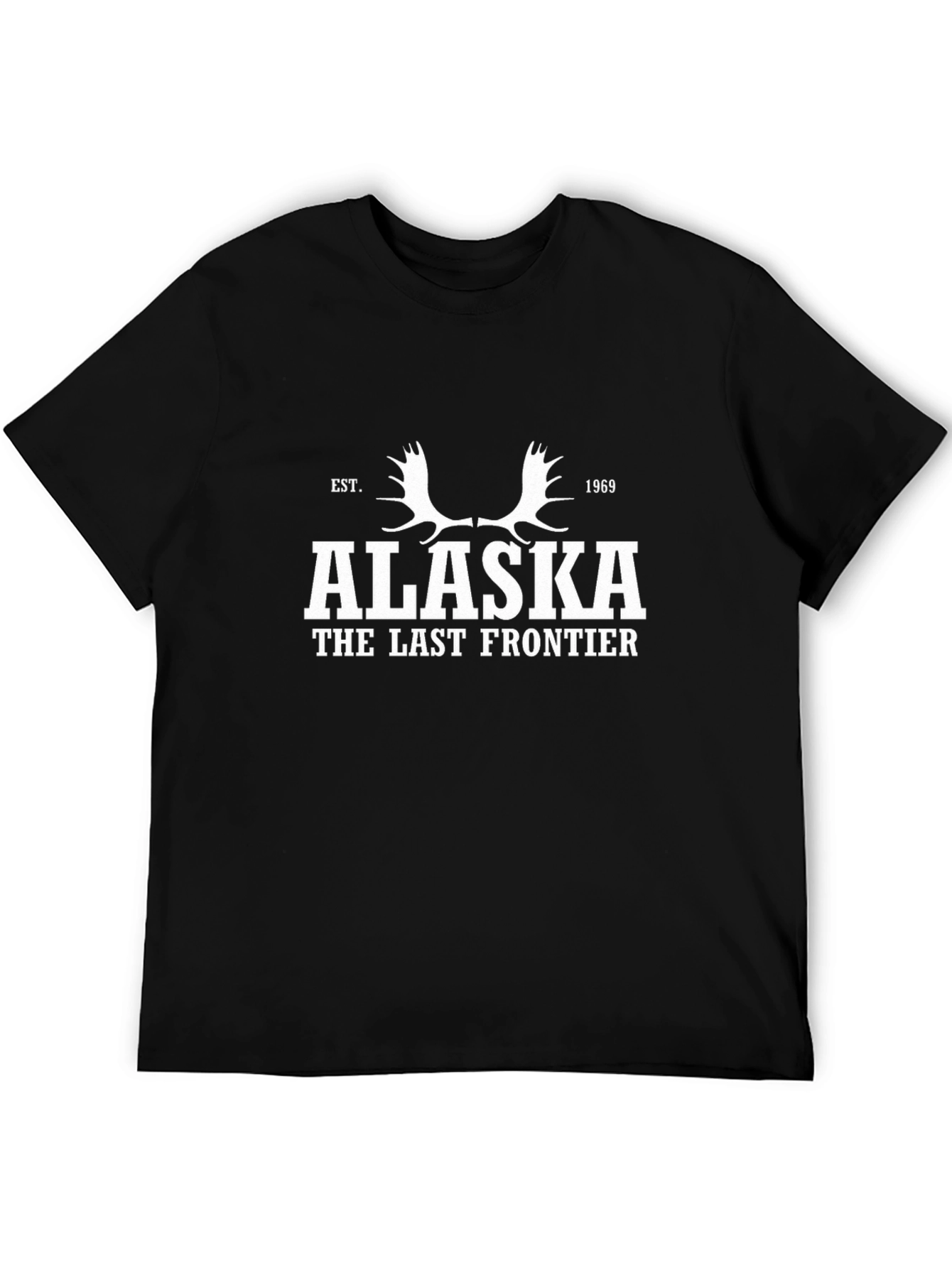Alaska The Last Frontier Black T-Shirt