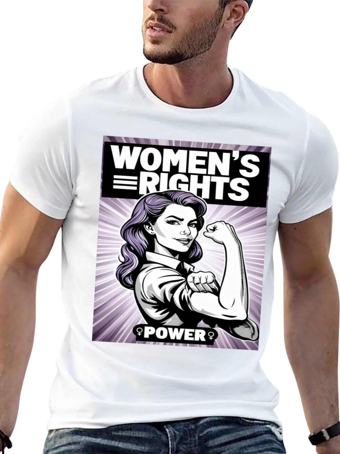 Womens Rights Graphic Tee - Empowering Design